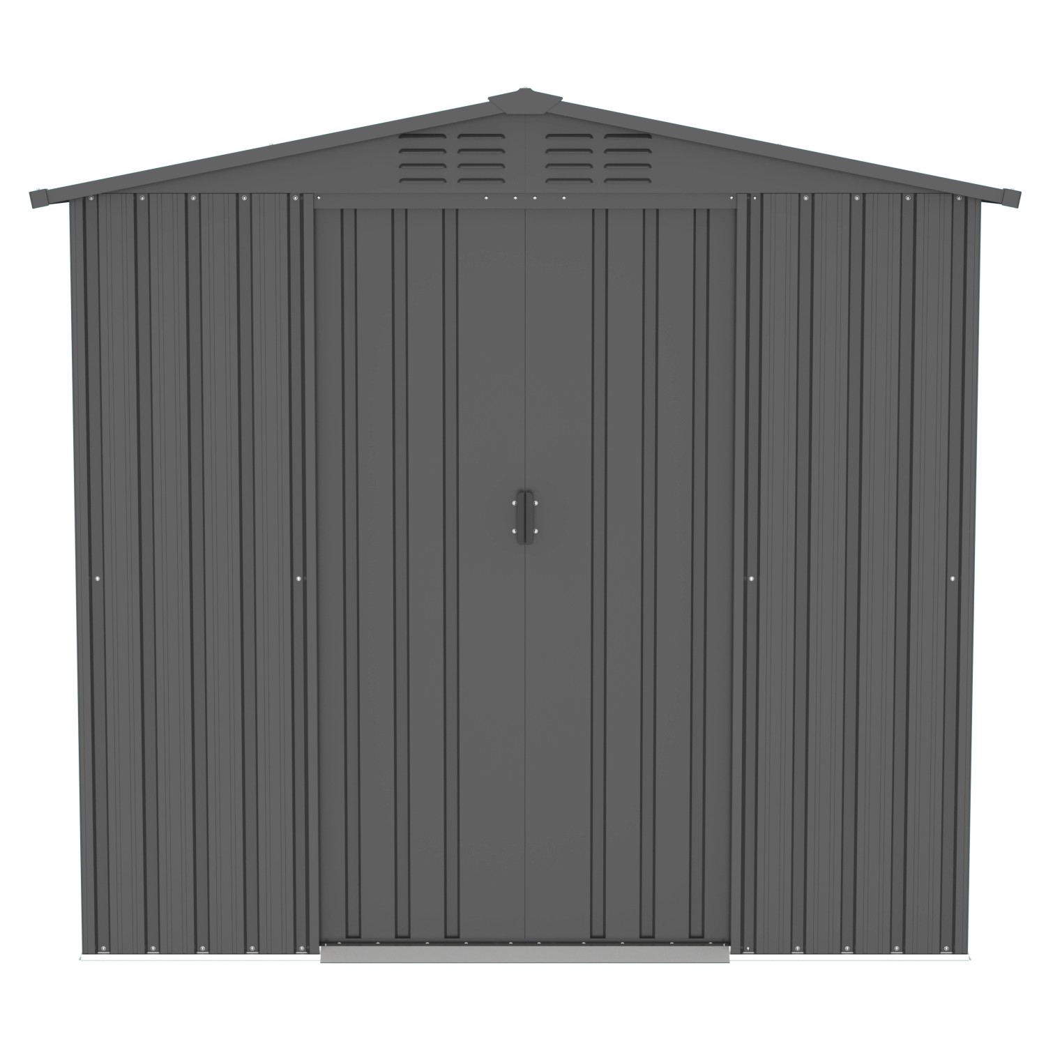 Tepro Metallgerätehaus Flex Shed Large 202 cm x 182,5 cm x 118,6 cm Anthraz günstig online kaufen