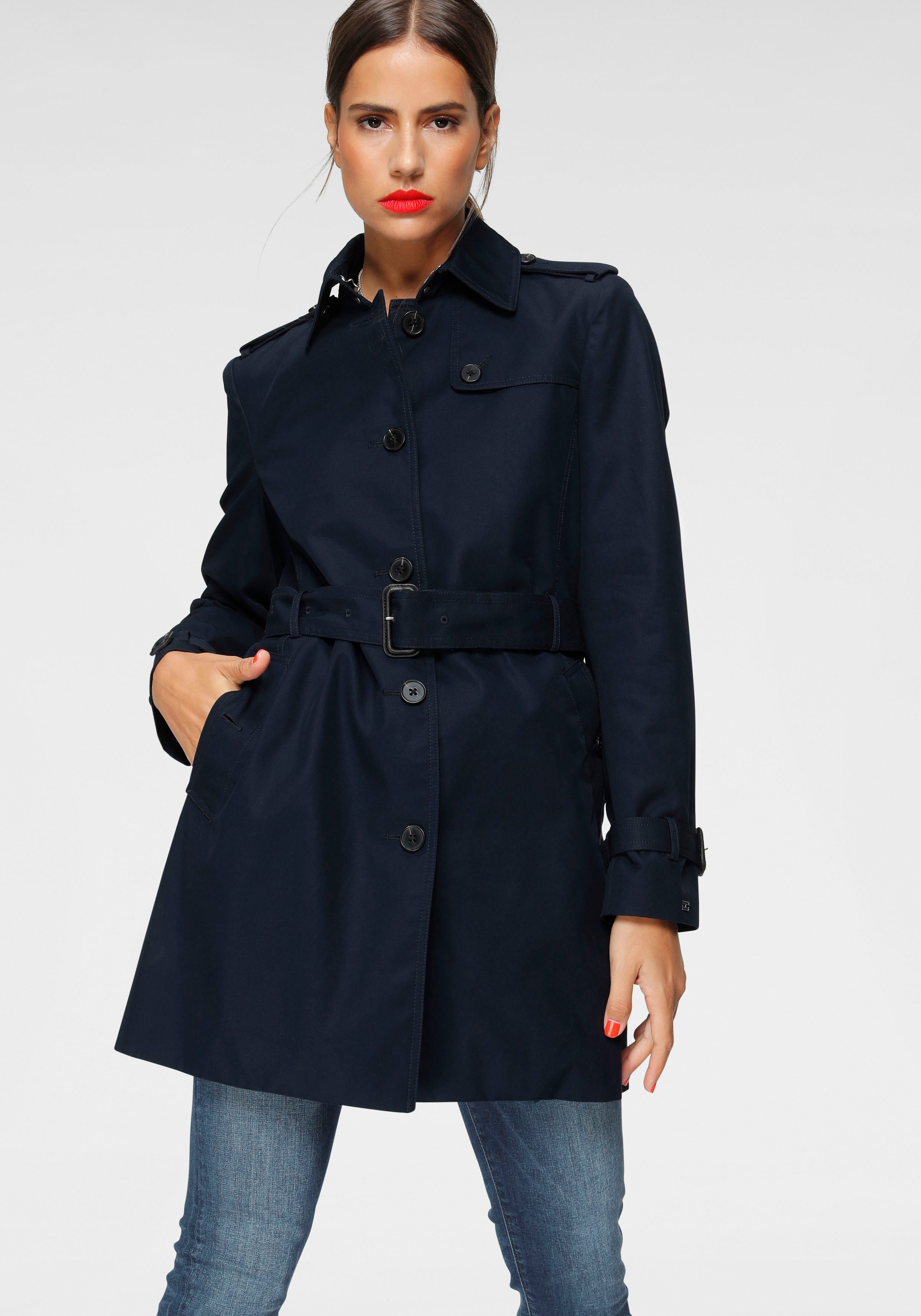 Tommy Hilfiger Langjacke HERITAGE SINGLE BREASTED günstig online kaufen