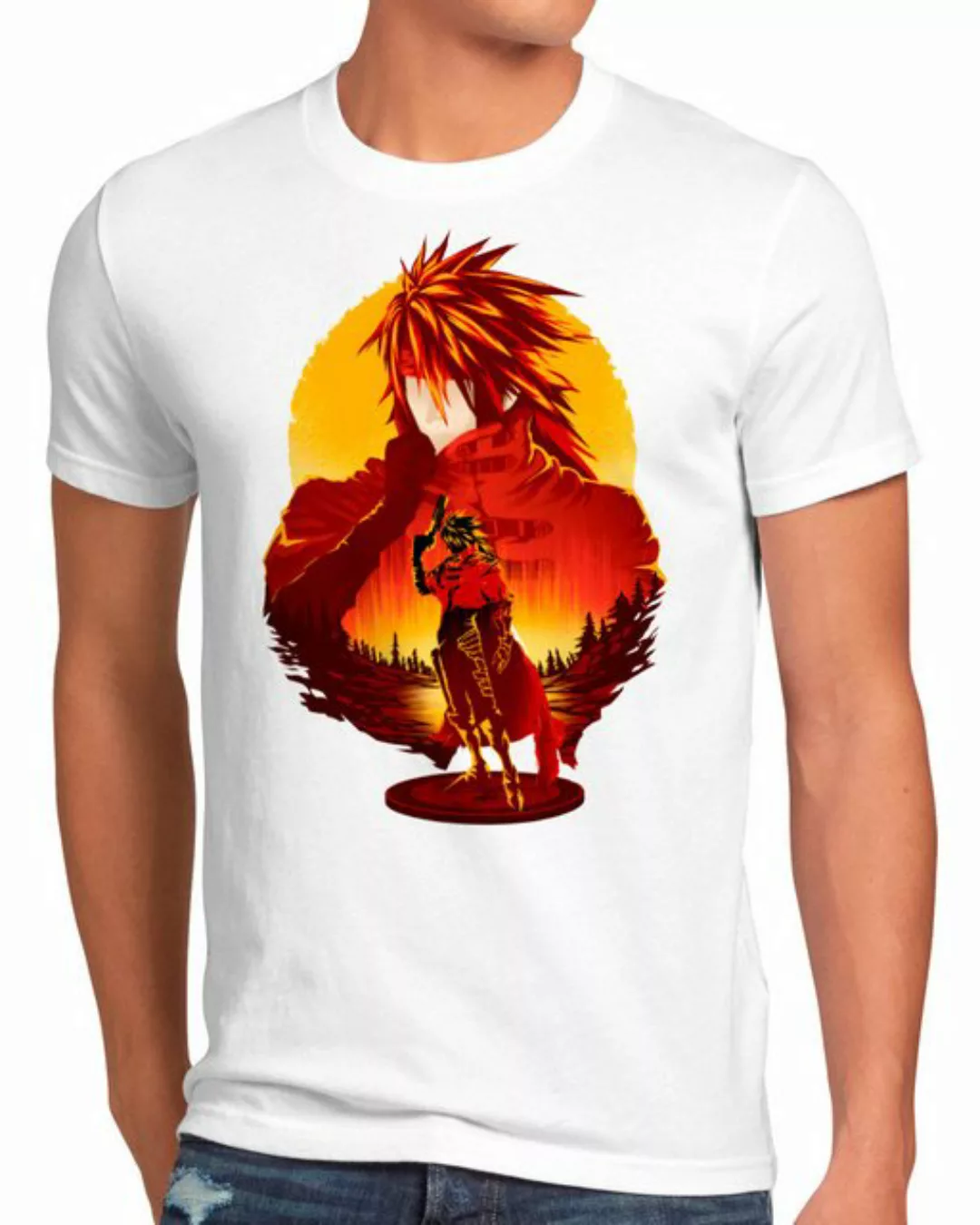 style3 Print-Shirt Herren T-Shirt Crimson Vincent final fantasy 7 rebirth c günstig online kaufen