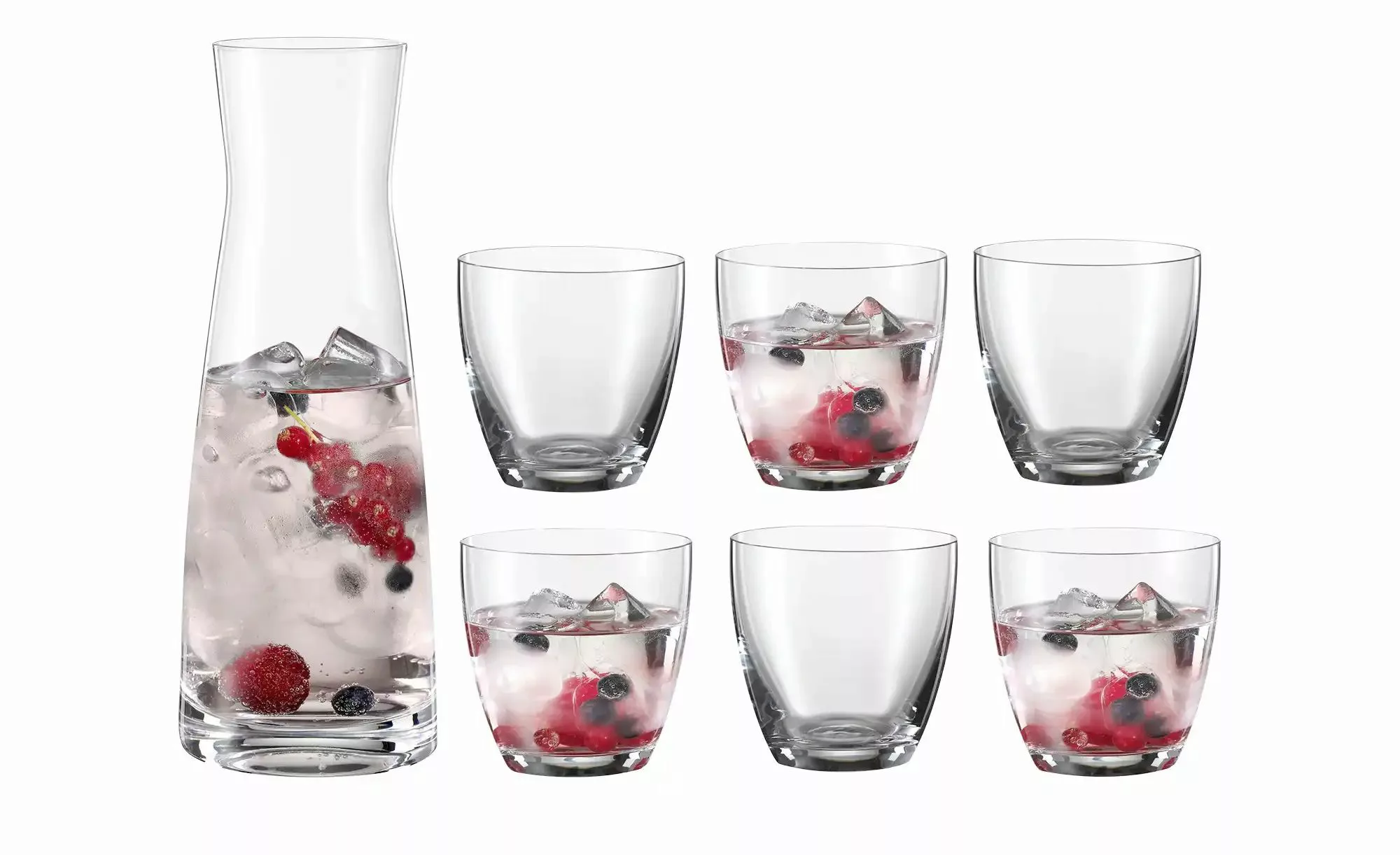 BOHEMIA Wasser-Saft-Set  Libera ¦ transparent/klar ¦ Glas Gläser & Karaffen günstig online kaufen