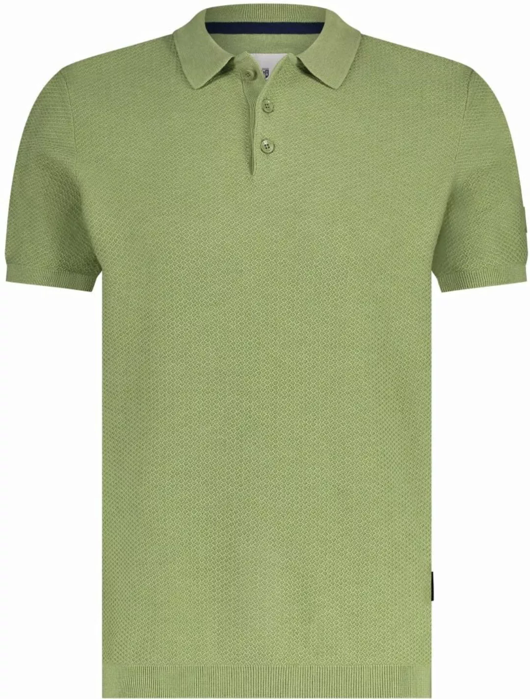 State Of Art Knitted Poloshirt Grün  - Größe 3XL günstig online kaufen