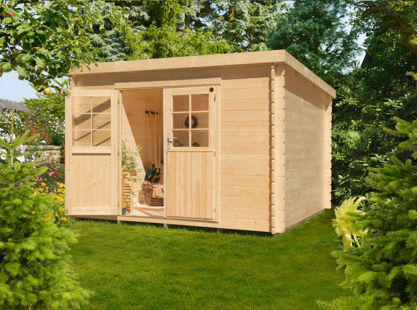 Kiehn-Holz Gartenhaus "Hummelsee 3" günstig online kaufen