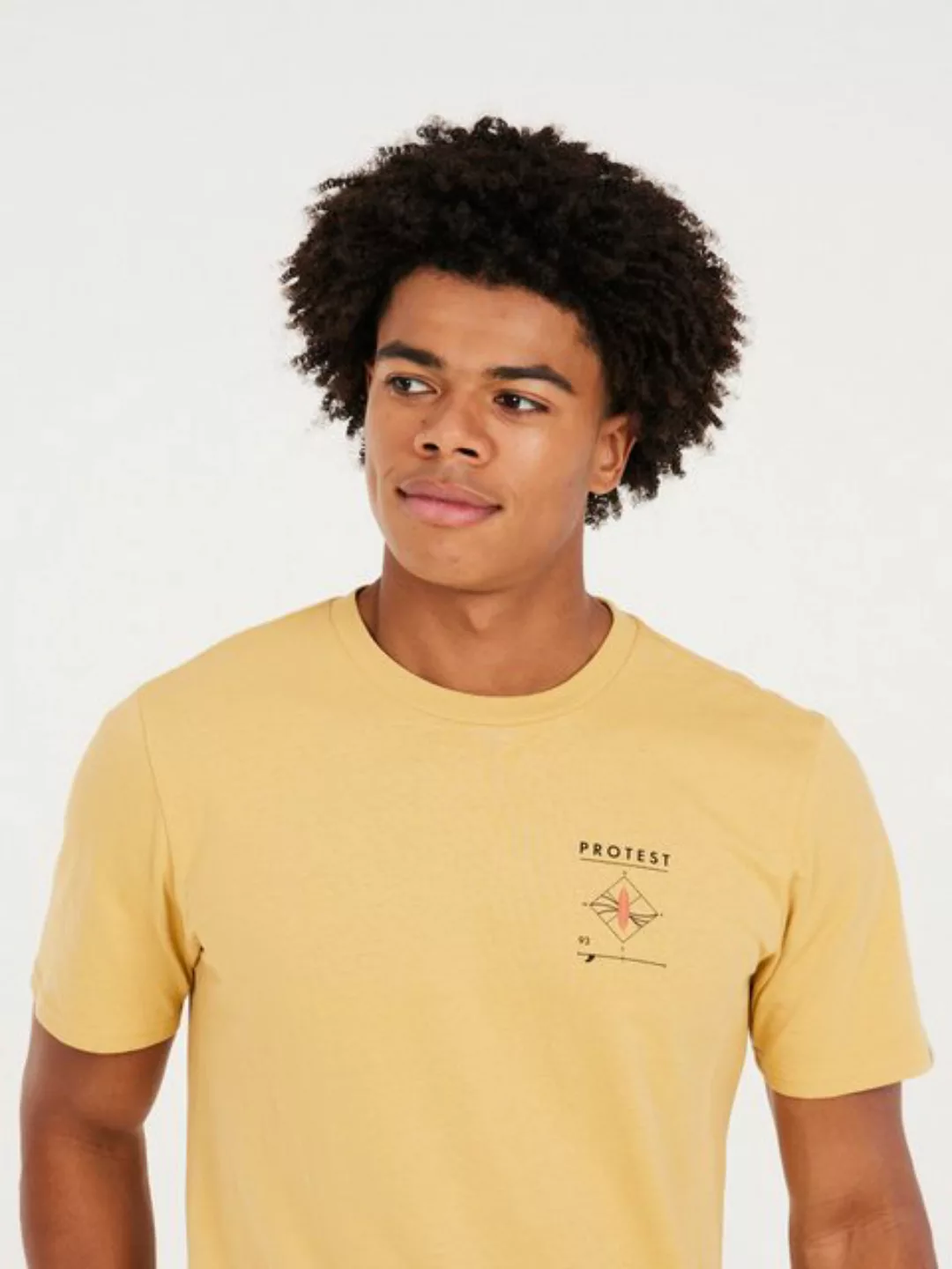 Protest Kurzarmshirt PRTPENALT t-shirt ButterYellow günstig online kaufen