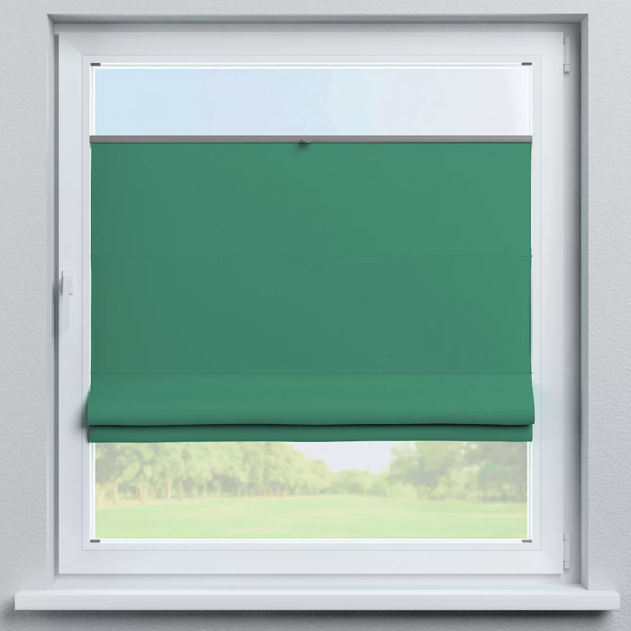 Dekoria Flexibles Raffrollo Sizilien, grün, 110 x 150 cm günstig online kaufen