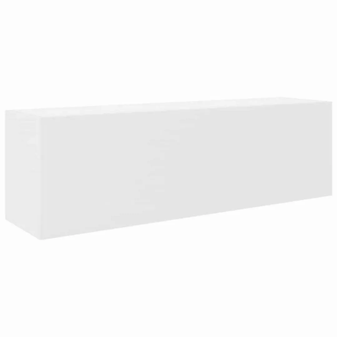 vidaXL Badezimmerspiegelschrank Bad-Wandschrank Weiß 100x25x30 cm Holzwerks günstig online kaufen