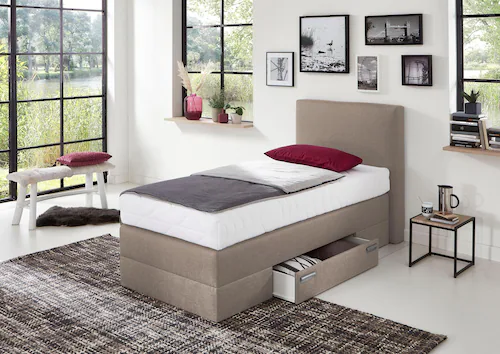 Westfalia Schlafkomfort Boxspringbett, wahlweise mit Bettkasten und Topper günstig online kaufen