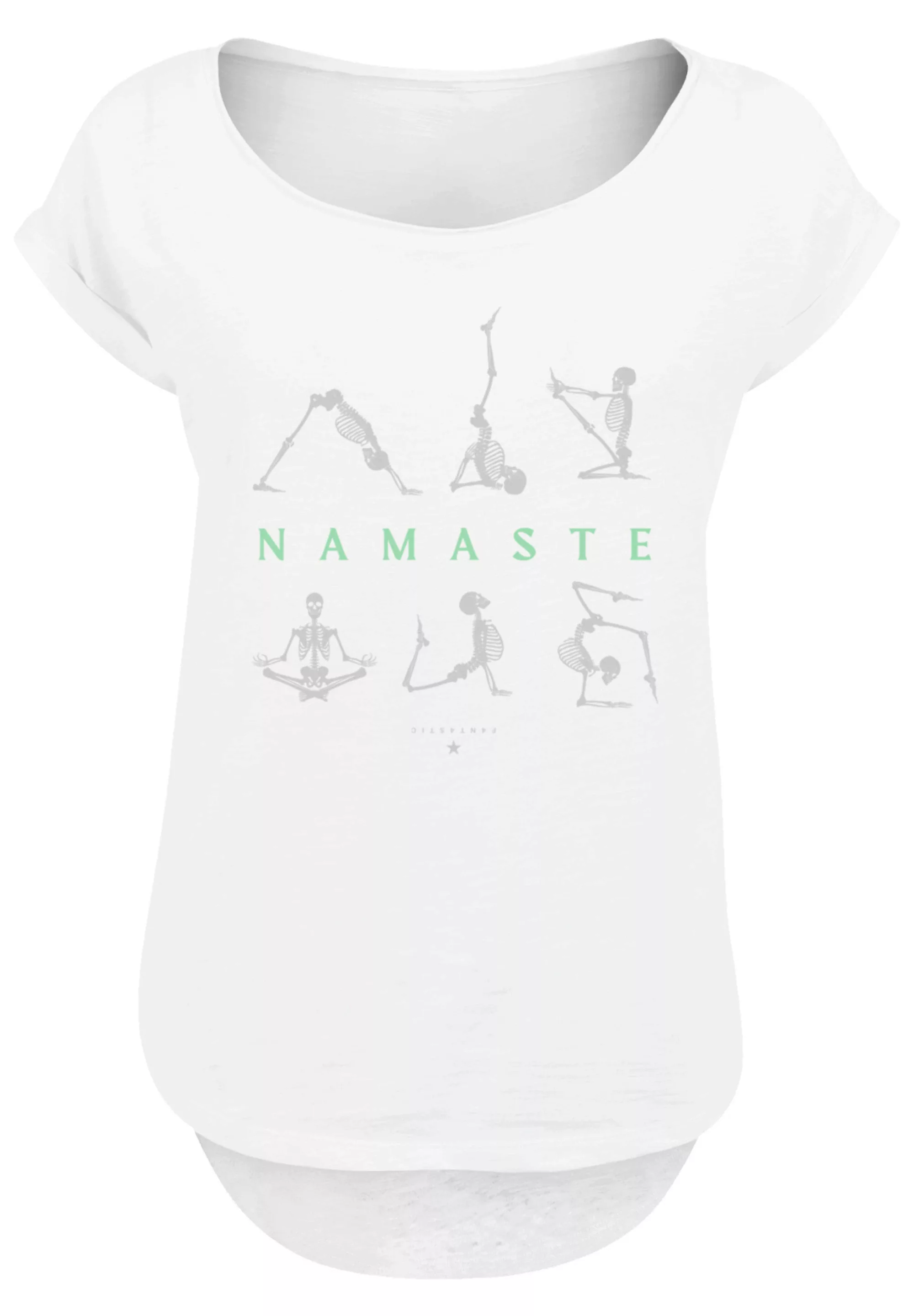 F4NT4STIC T-Shirt "Namaste Yoga Skelett Halloween", Print günstig online kaufen