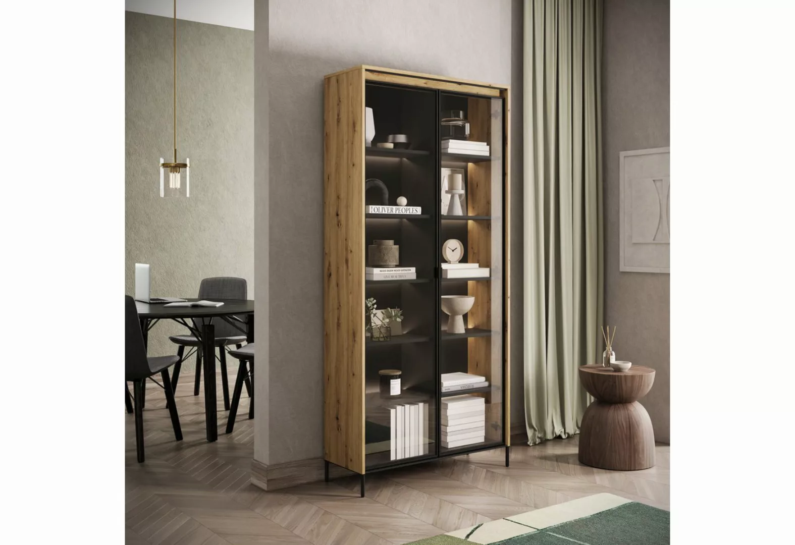 yourhouse24 Vitrine TREND TR-07 mit Soft-Close-Funktion günstig online kaufen