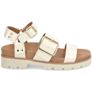 No Name  Sandalen JUNE ANKLE W - PATENT - BLANC CASSE günstig online kaufen