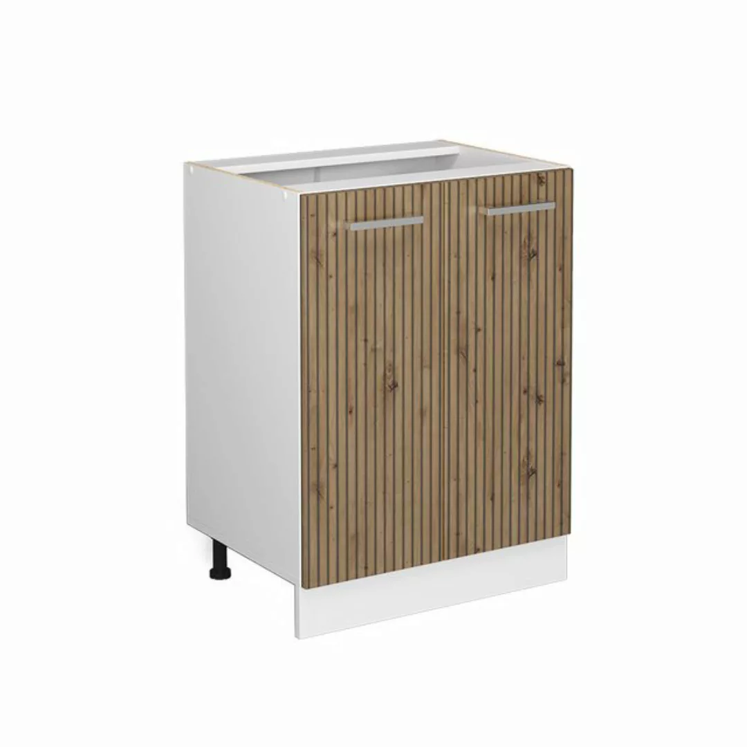 Vicco Unterschrank R-Line, Artisan-Eiche/Weiß, 60 cm, AP Eiche günstig online kaufen