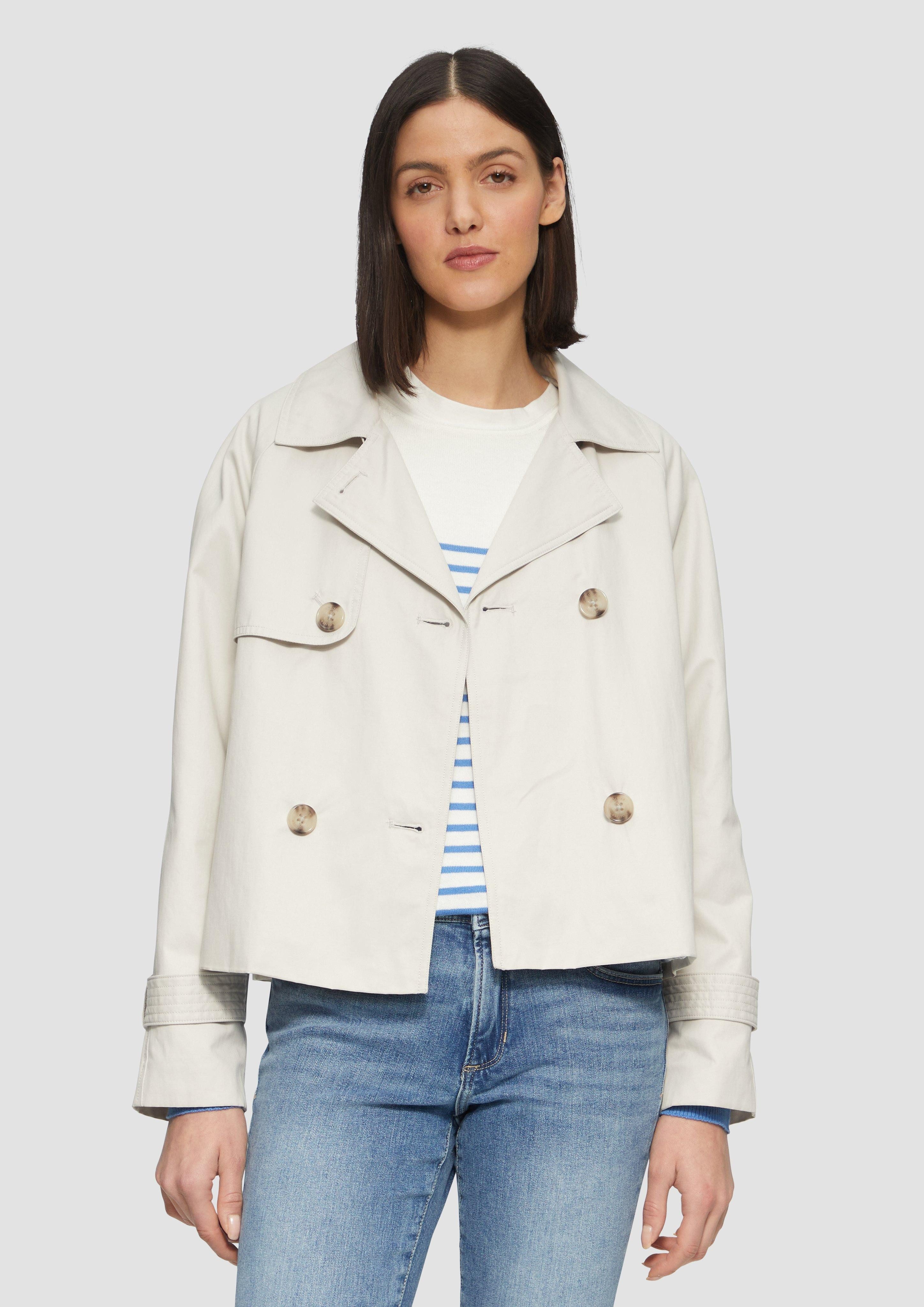 s.Oliver Funktionsjacke Blouson mit Raffungsdetails im günstig online kaufen