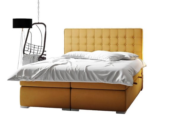 Xlmoebel Bett Doppelbett Hotel Deluxe 160x200 cm mit Boxspring-Polsterung u günstig online kaufen