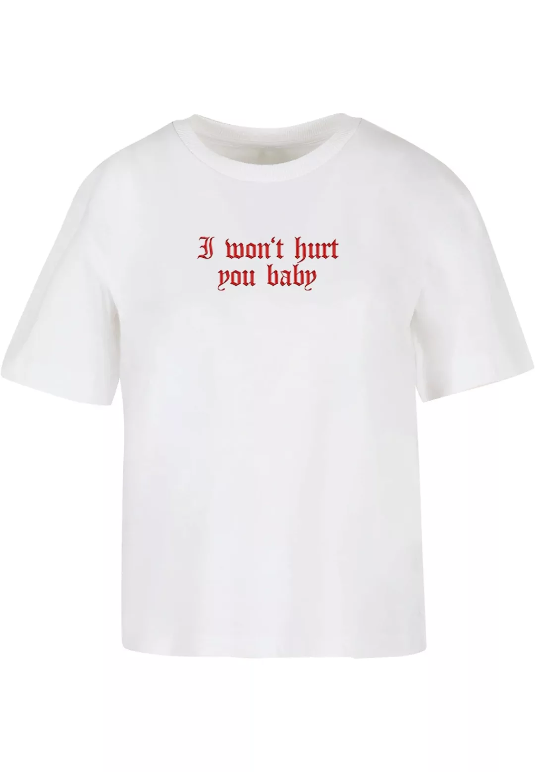 Miss Tee T-Shirt "Miss Tee Damen Wont Hurt Tee" günstig online kaufen