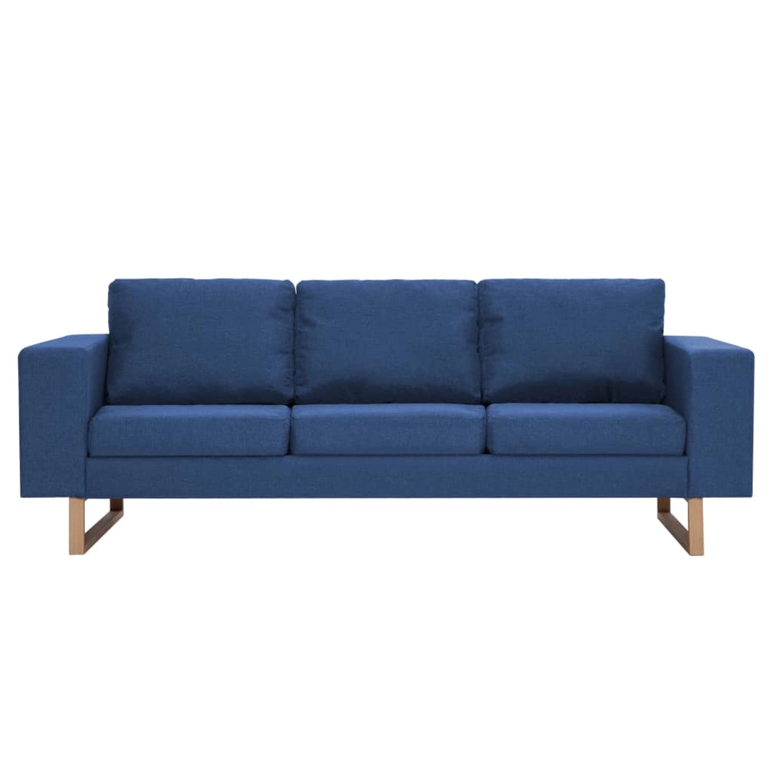 vidaXL Sofa 3-Sitzer-Sofa Stoff Blau Couch günstig online kaufen