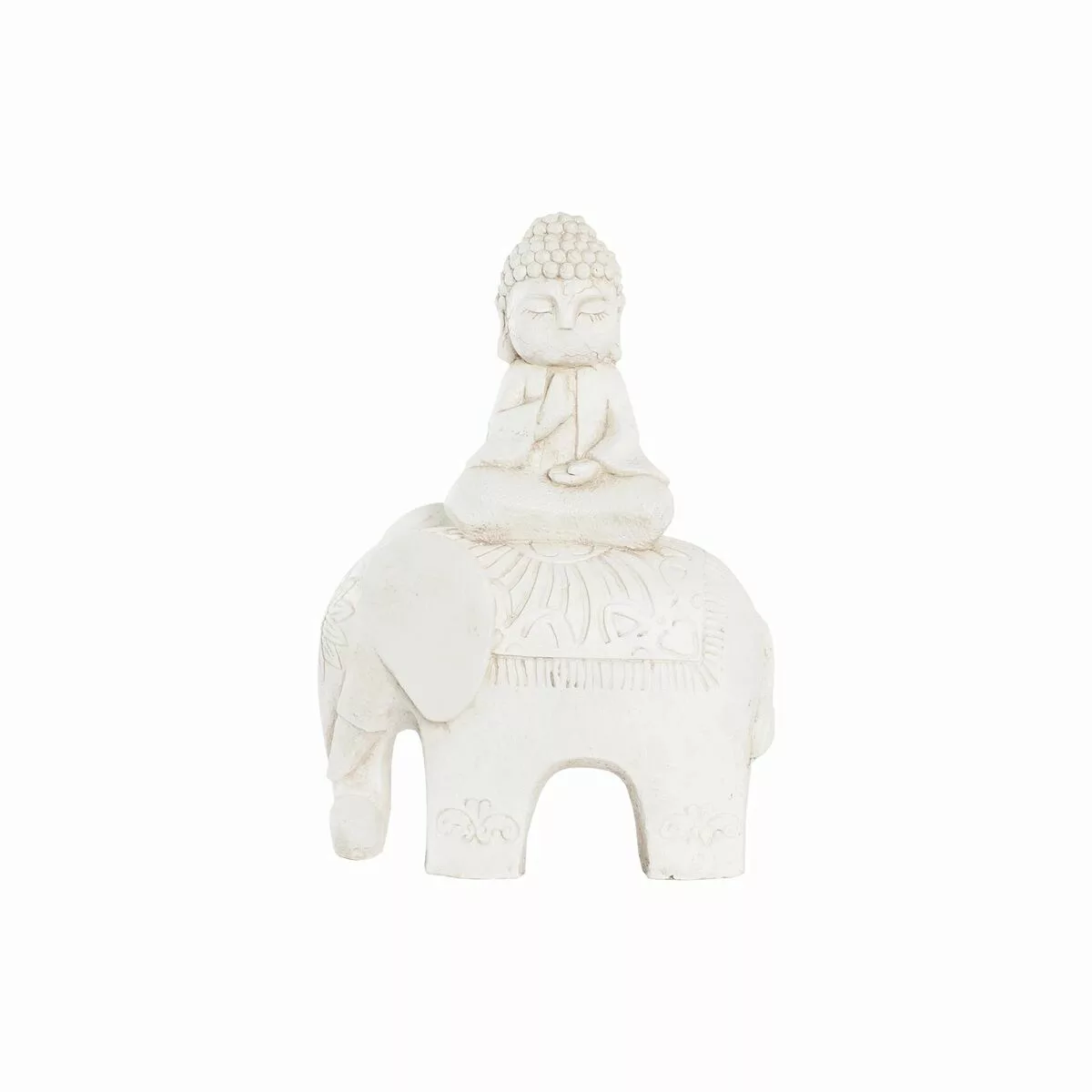 Deko-figur Dkd Home Decor Antiker Finish Elefant Weiß Orientalisch Magnesiu günstig online kaufen
