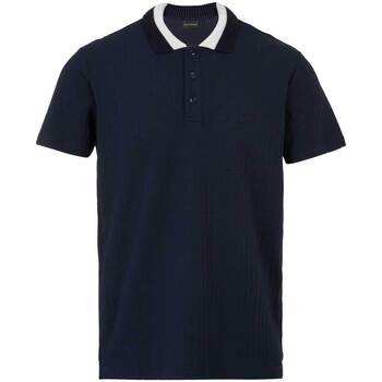 Emporio Armani  T-Shirts & Poloshirts Lounge Waffle Polo Shirt Armani Blue günstig online kaufen