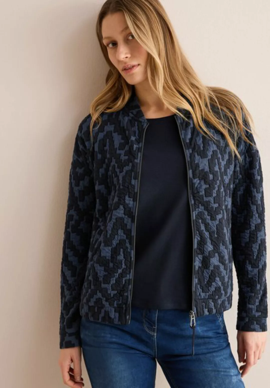 Cecil Bomberjacke mit Jacquard-Muster günstig online kaufen