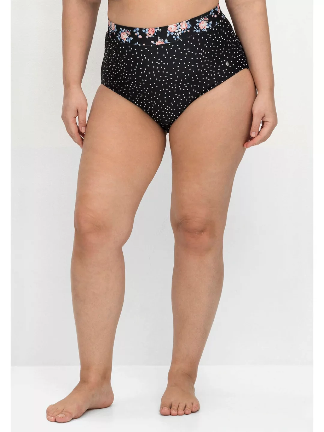 Sheego Bikini-Hose "Große Größen", in hohem Schnitt, mit Shaping-Einsatz günstig online kaufen