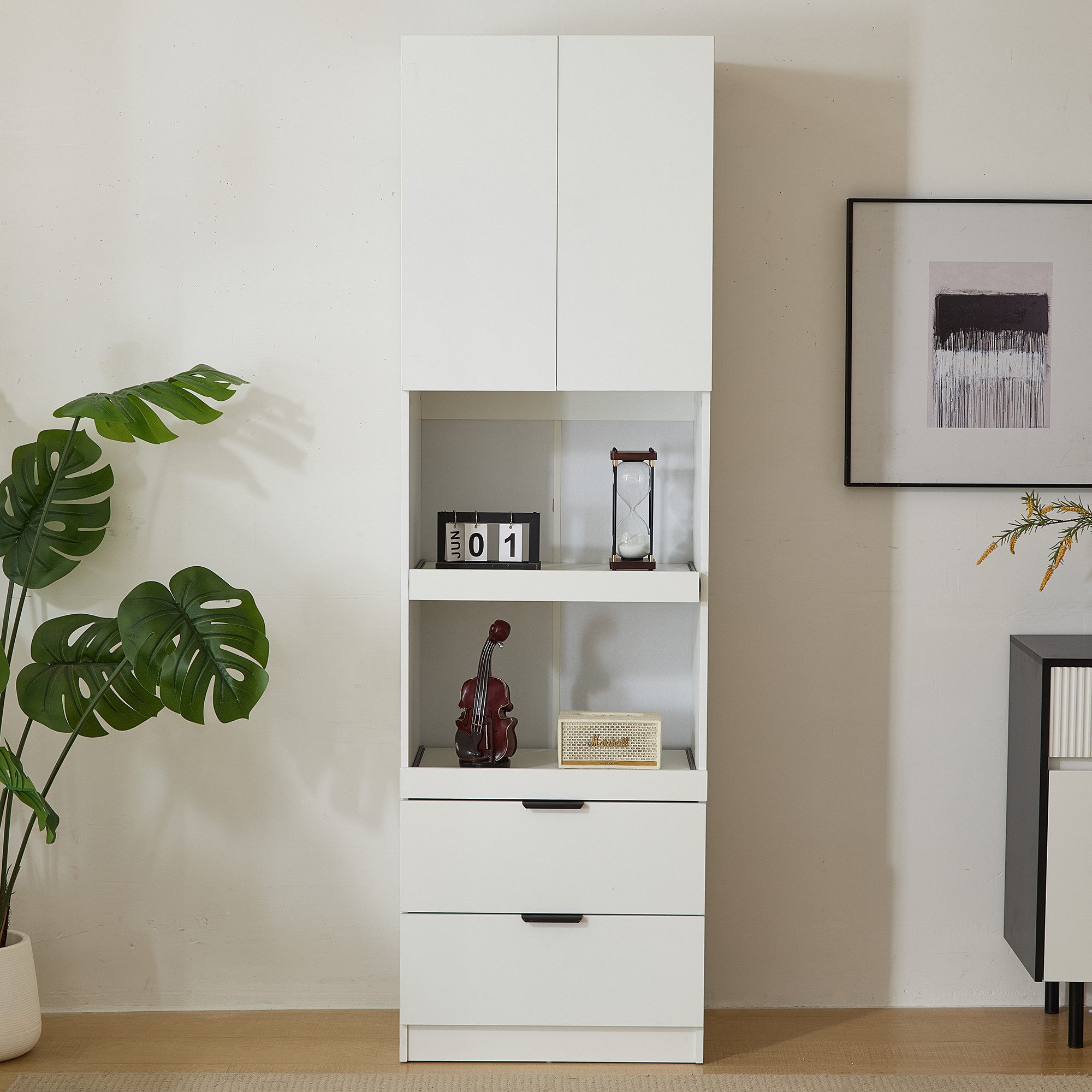 Ulife Hochschrank Küchenschränke, Lagerschränke, Multifunktionsschränke 2 günstig online kaufen