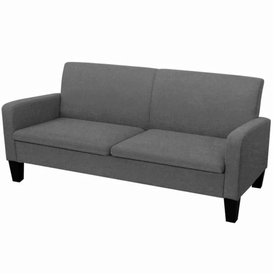 vidaXL Sofa 3-Sitzersofa 180 x 65 x 76 cm Dunkelgrau günstig online kaufen