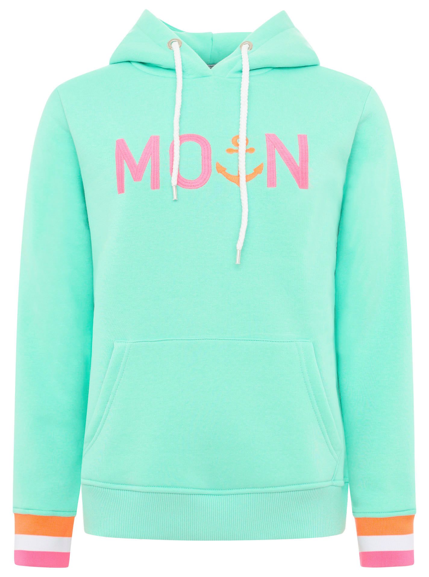 Zwillingsherz Hoodie "Rahel" Kontrastbündchen, Kängurutasche, Langarm, günstig online kaufen