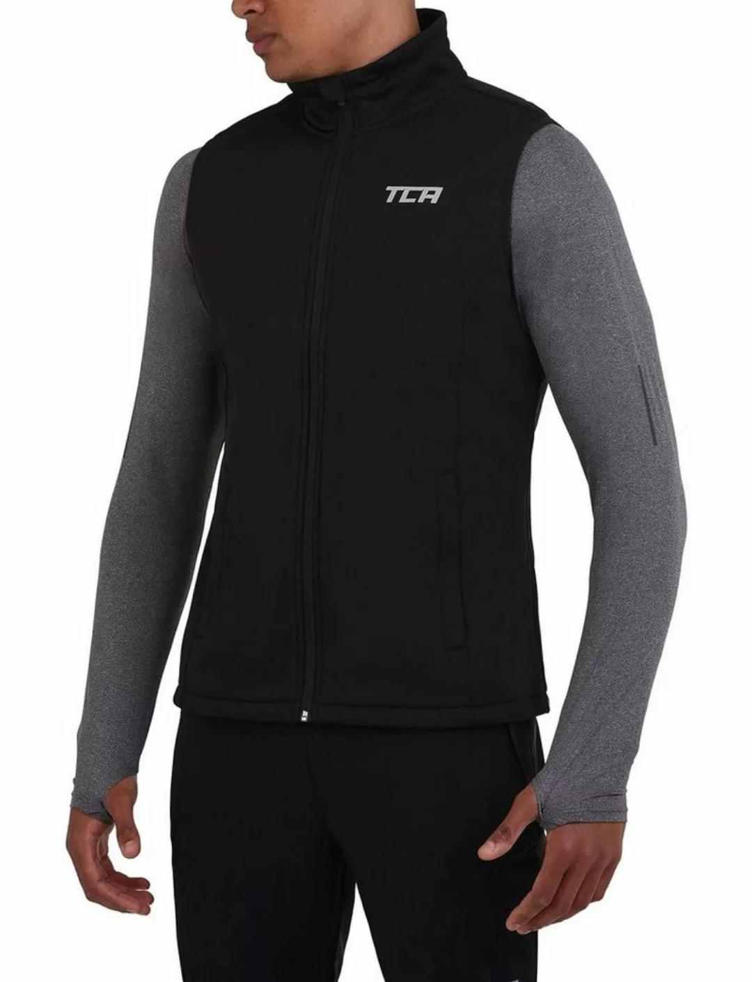 TCA Kurzjacke TCA Herren Flyweight Windweste - Schwarz, XXL günstig online kaufen