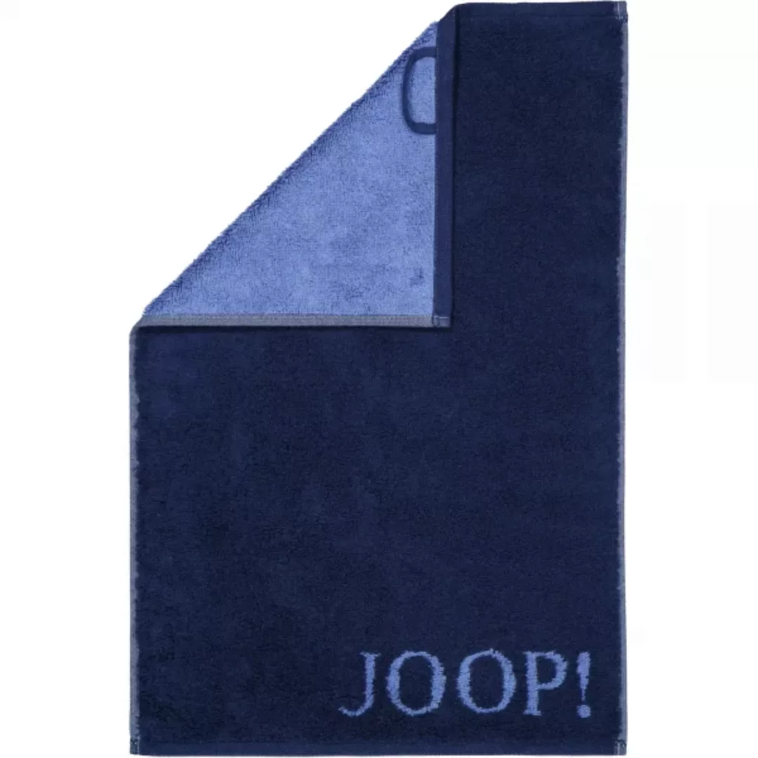 JOOP! Classic - Doubleface 1600 - Farbe: Navy - 14 - Gästetuch 30x50 cm günstig online kaufen