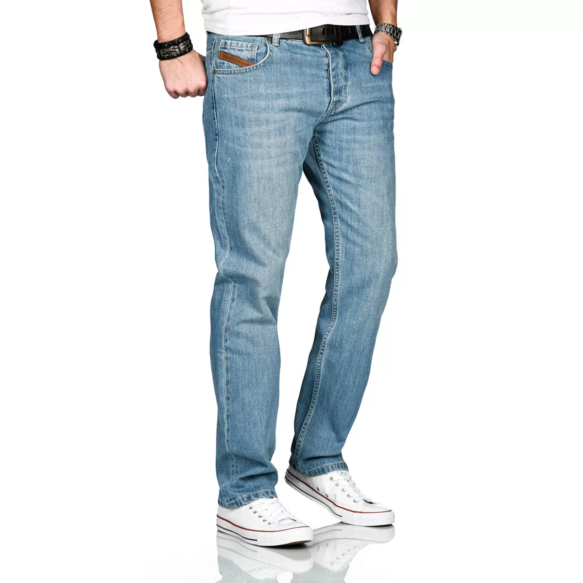 Alessandro Salvarini Comfort-fit-Jeans "ASMarco", mit geradem Bein günstig online kaufen