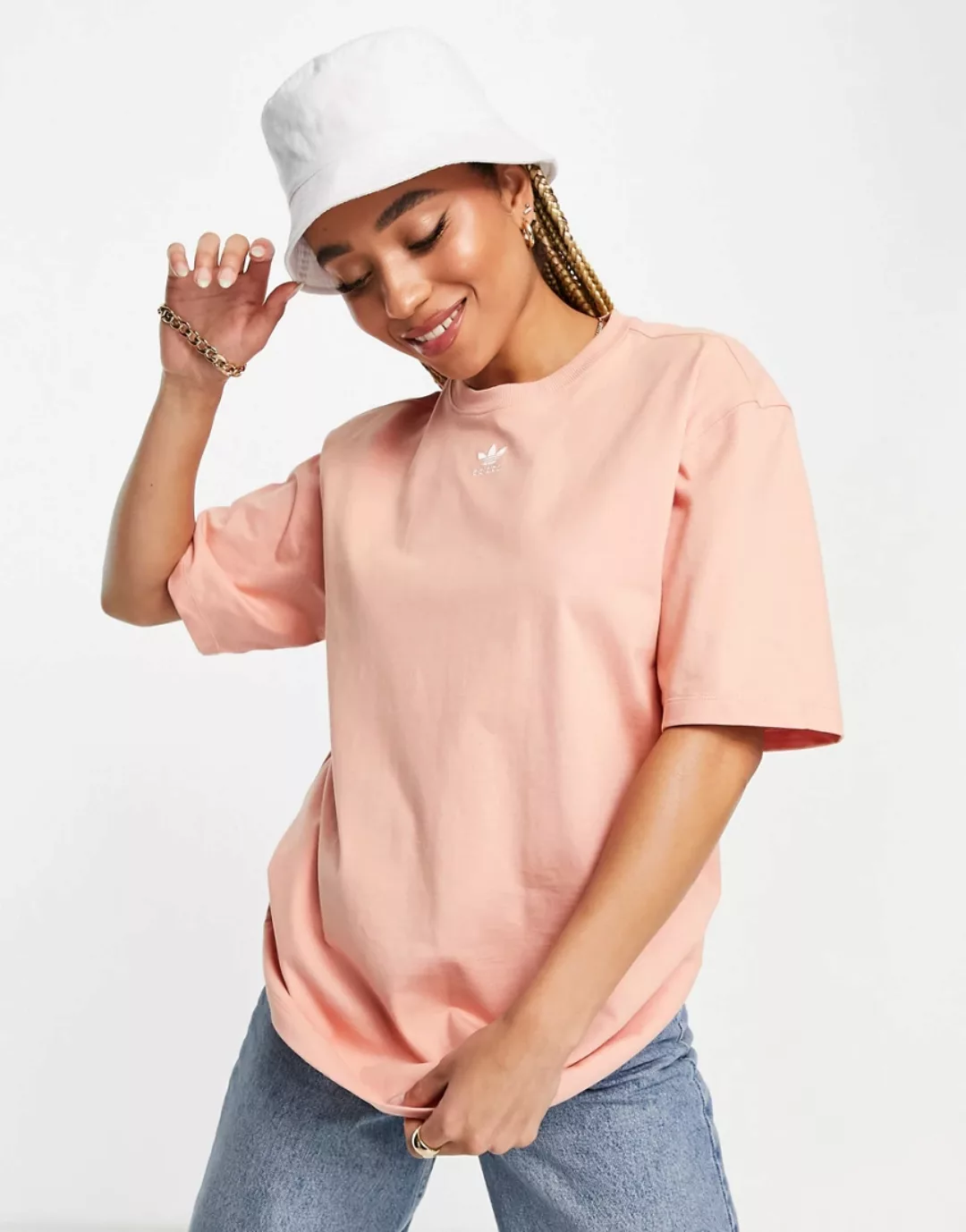 Adidas Originals Kurzarm T-shirt 34 Ambient Blush günstig online kaufen