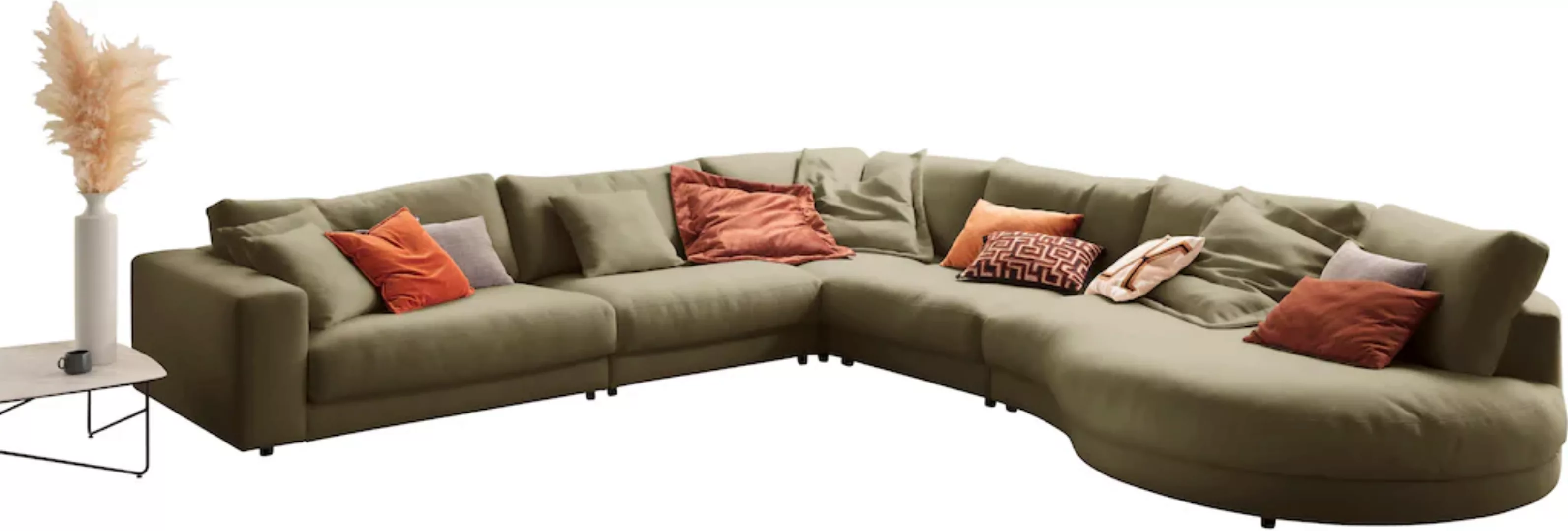 3C Candy Ecksofa "Enisa II, bequem und komfortabel, Mega Familiensofa, L-Fo günstig online kaufen