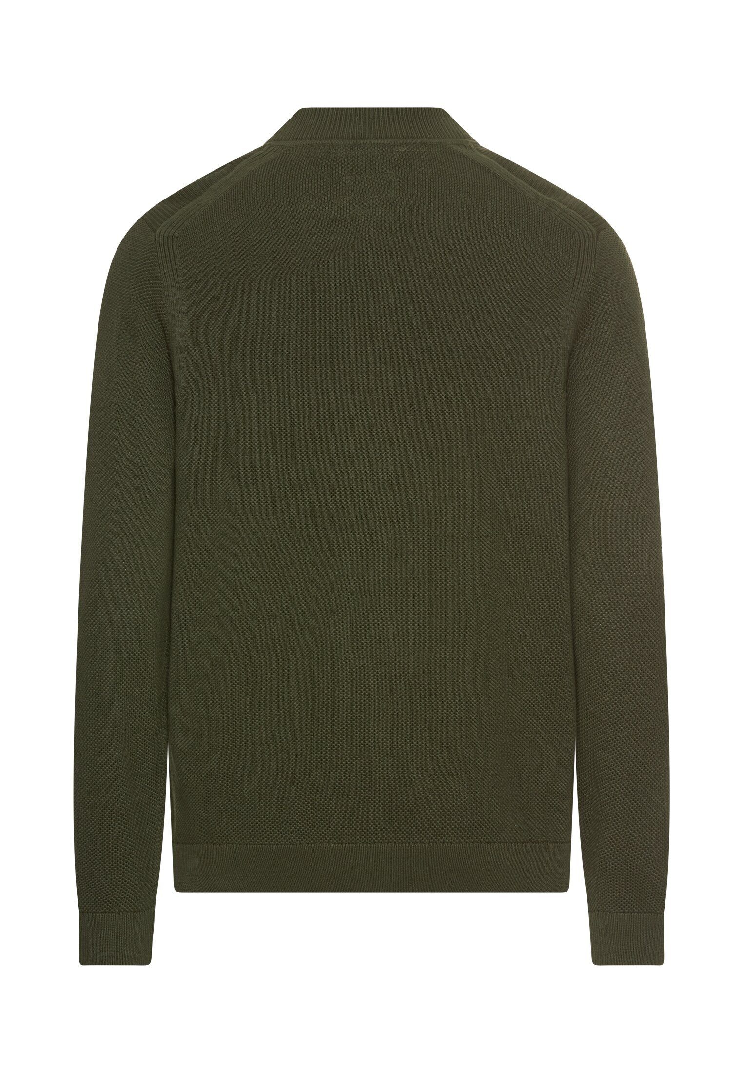 camel active Strickjacke im Bomberstil Stehkragen günstig online kaufen