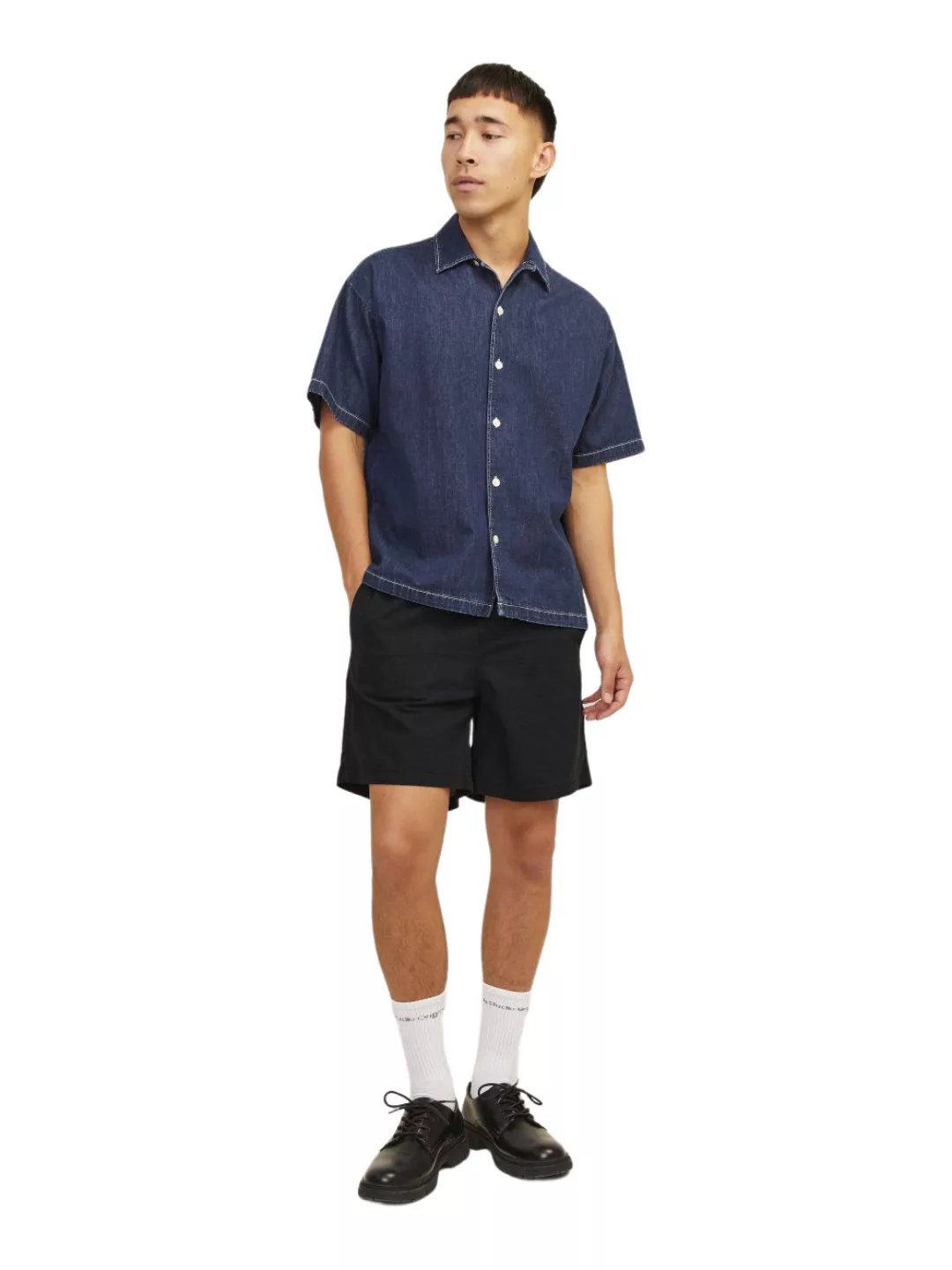 Jack & Jones Herren Short JPSTJAIDEN SUMMER LINEN BLEND SHORT- Relaxed Fit günstig online kaufen