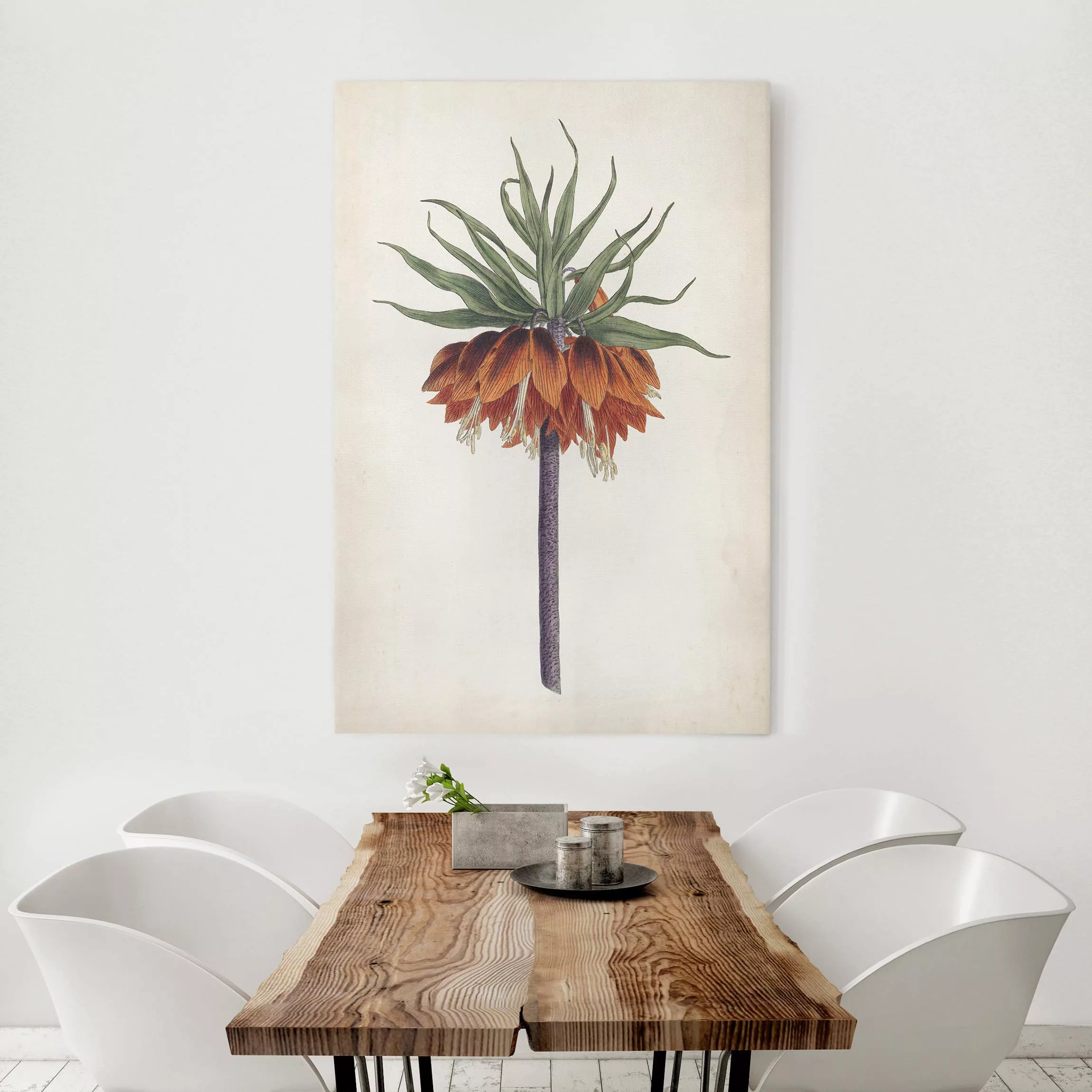 Leinwandbild Blumen - Hochformat Gartenschönheit II günstig online kaufen