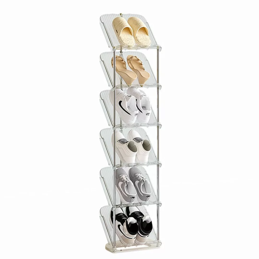 NUODWELL Schuhregal Schuhregal Schmal, Platzsparend Schräg günstig online kaufen