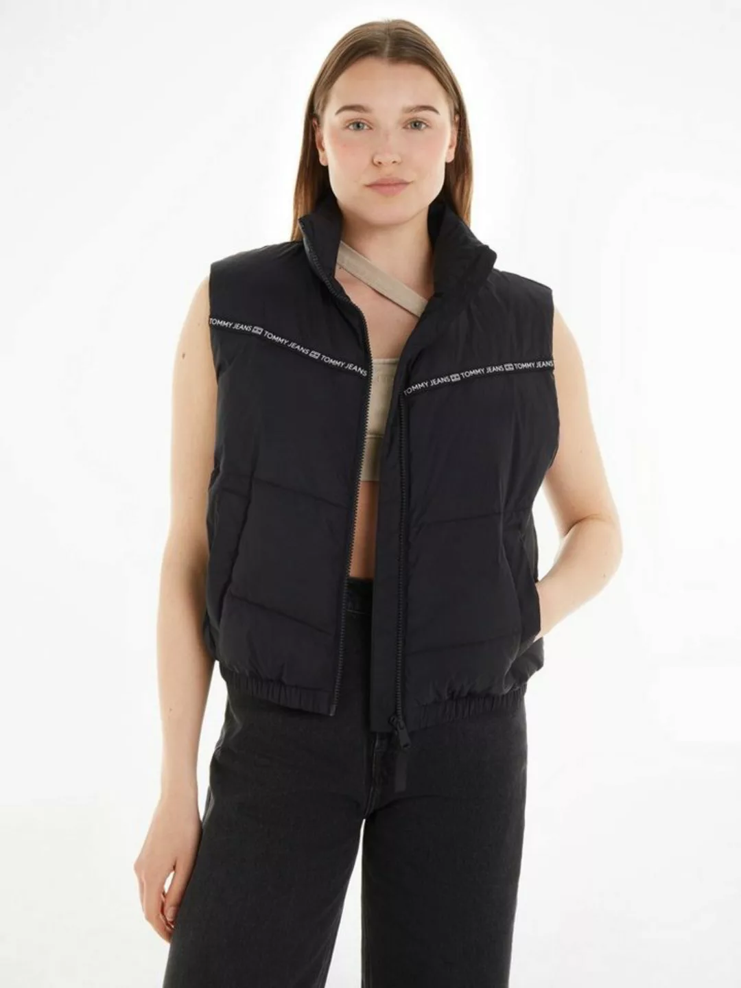 Tommy Jeans Steppweste TJW TAPE DTAIL LIGHT PUFFER VEST mit Logoprägung günstig online kaufen