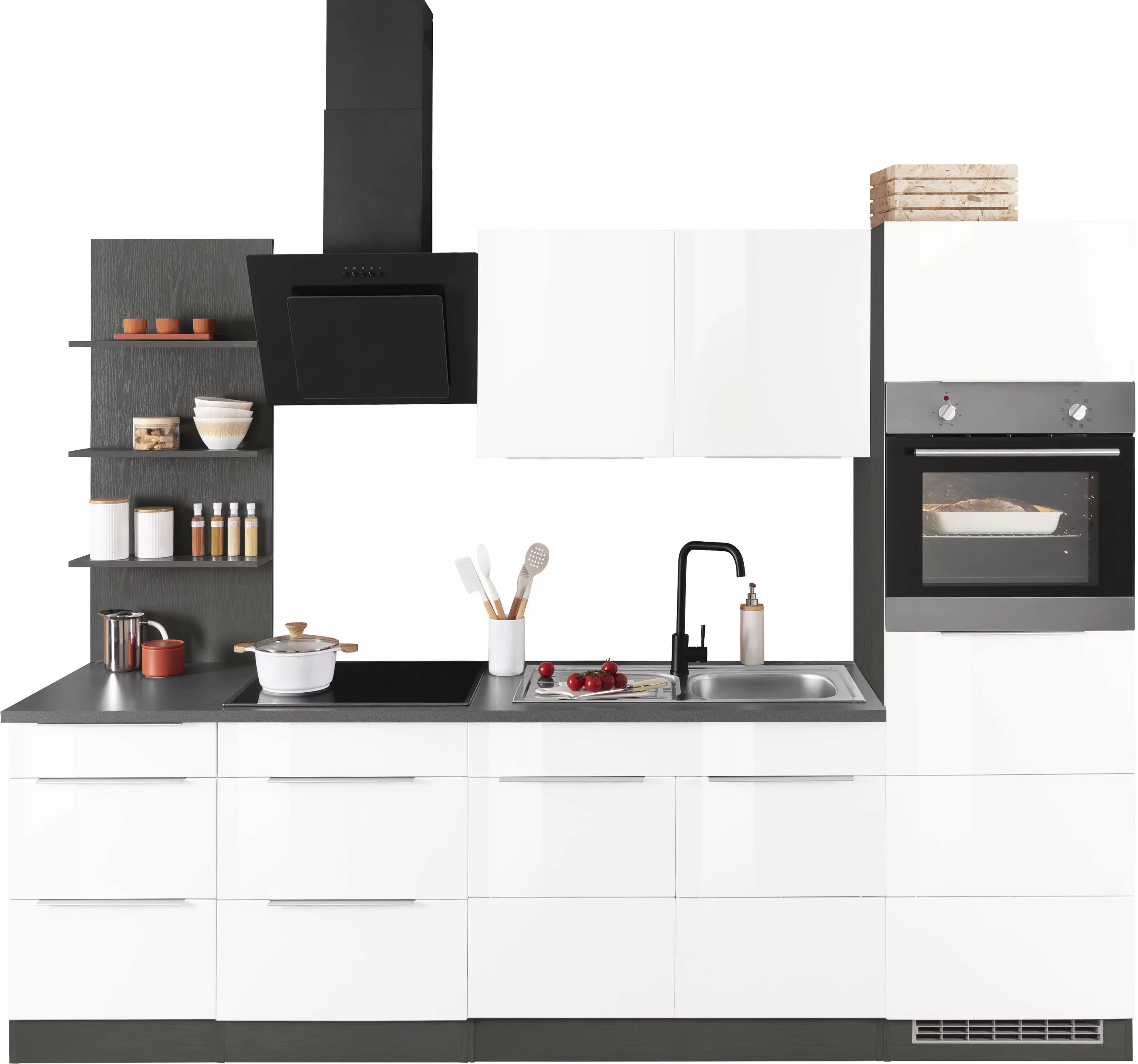KOCHSTATION Küchenzeile »KS-Brindisi Breite 270 cm«, wahlweise mit E-Geräte günstig online kaufen