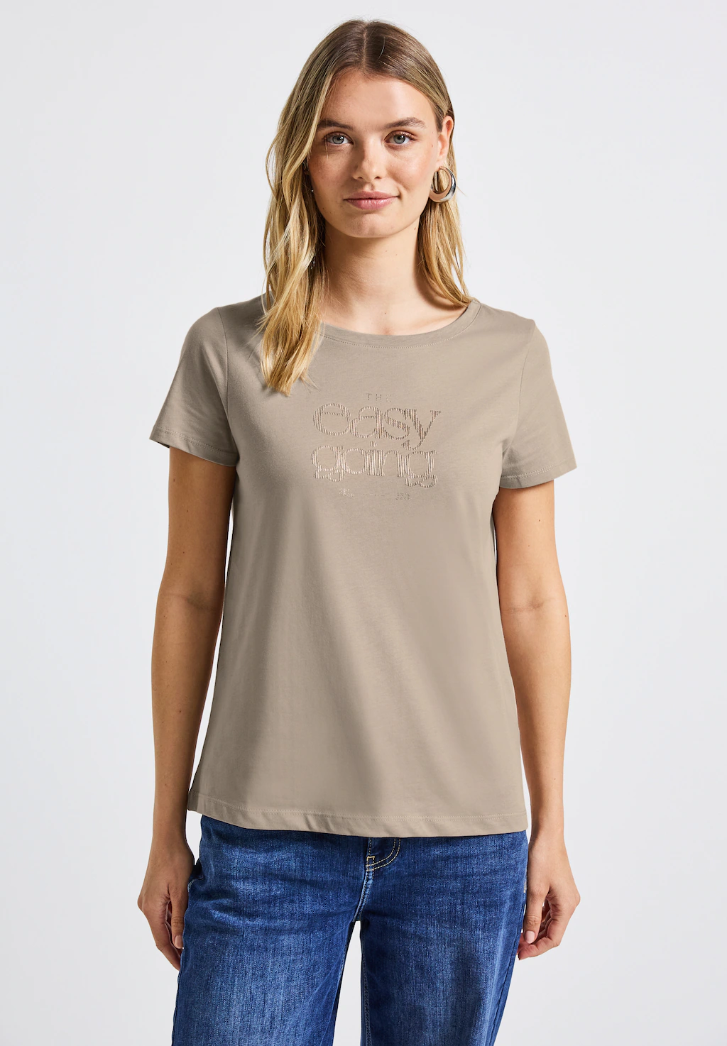 STREET ONE T-Shirt, mit Wording-Print günstig online kaufen