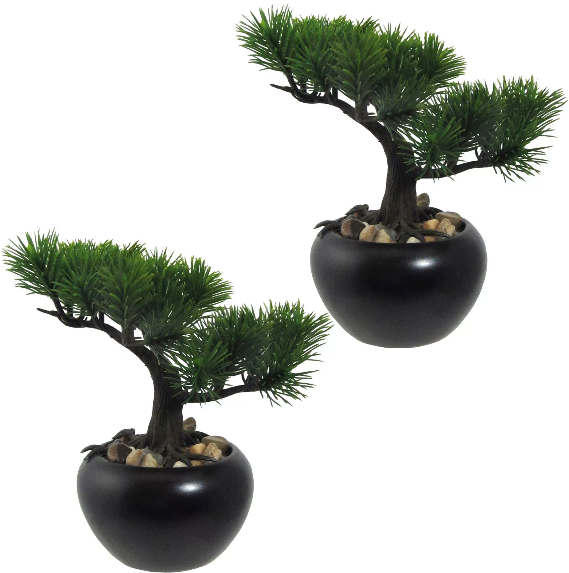 Creativ green Kunstbonsai "Bonsai Kiefer", mit Kies günstig online kaufen