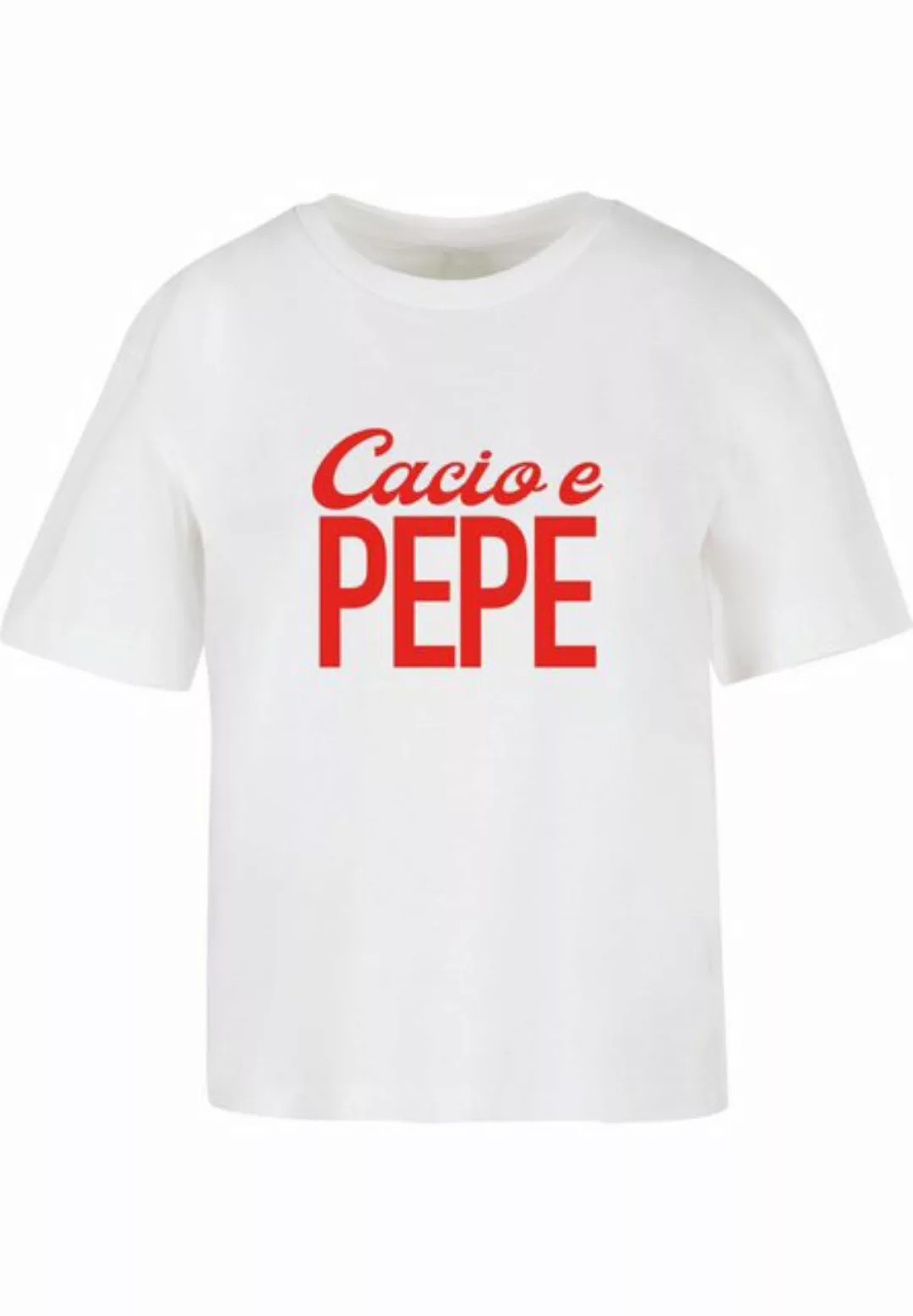 Miss Tee T-Shirt Miss Tee Damen Cacio E Pepe Tee (1-tlg) günstig online kaufen