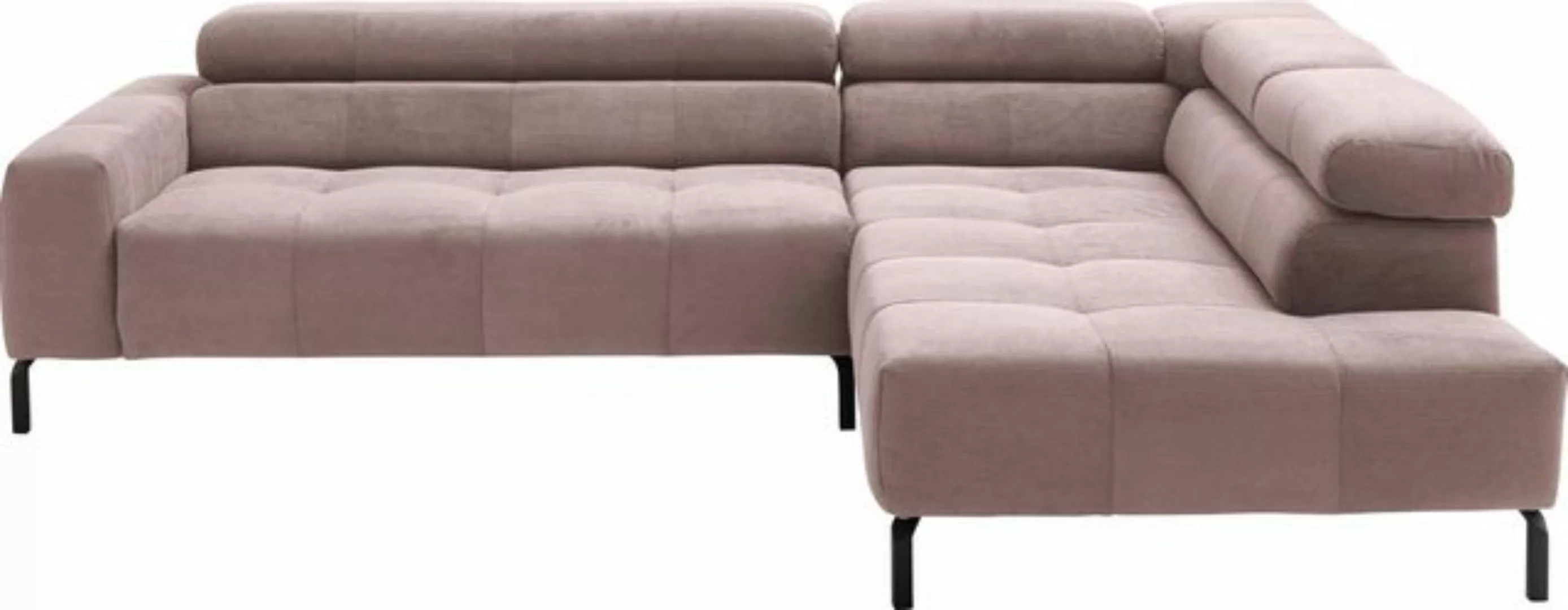 Places of Style Ecksofa "Cleveland, L-Form, incl. Kopfteilverstellung, Brei günstig online kaufen