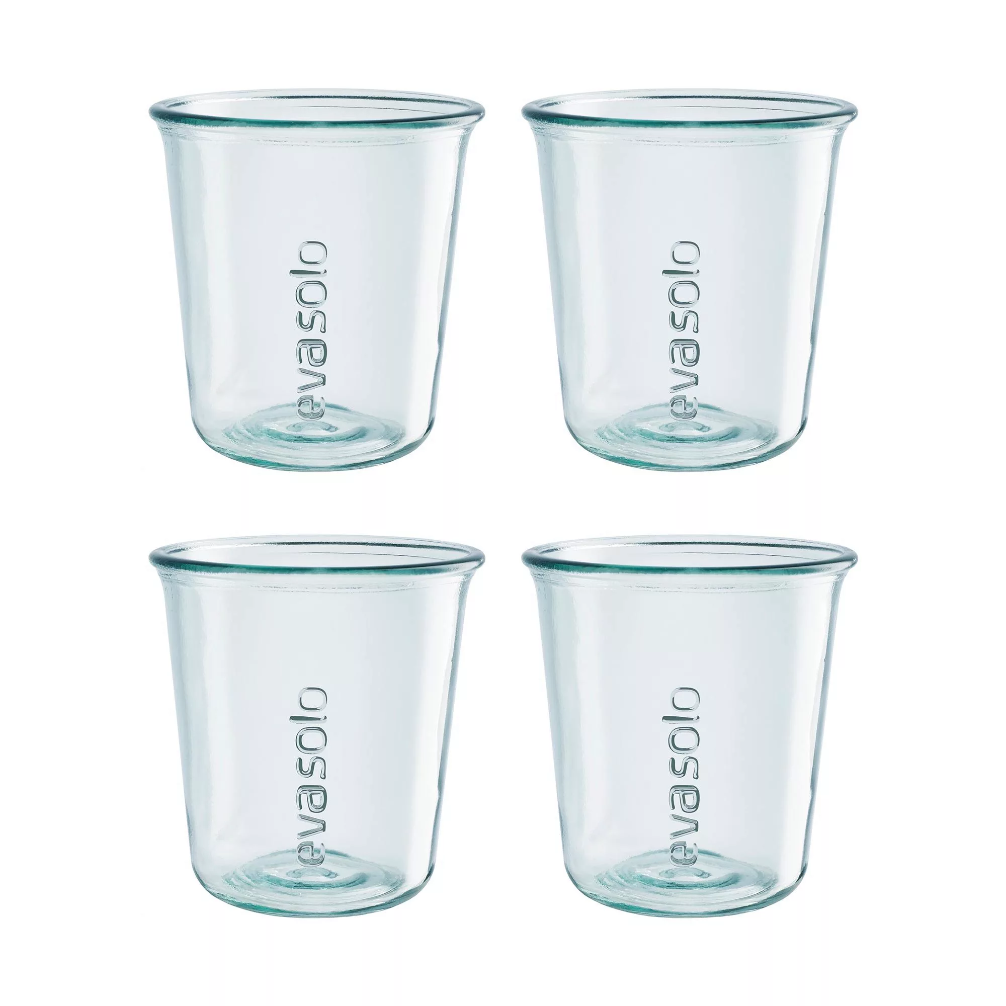 Glas Recycled glas transparent / 4er Set - 25 cl / Recycling-Glas - - Eva S günstig online kaufen