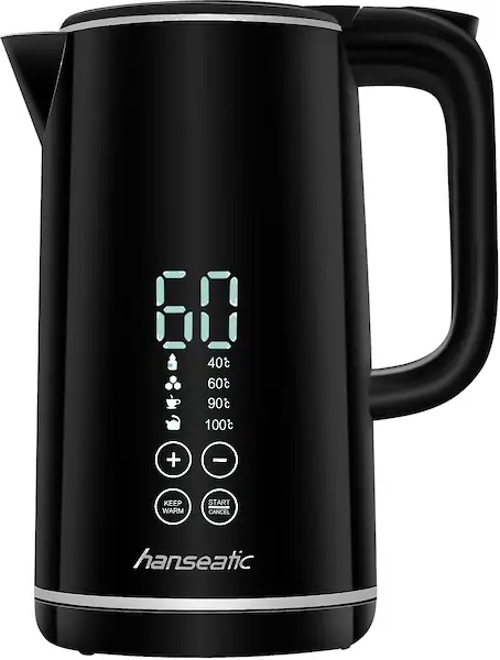 Hanseatic Wasserkocher »62544913«, 1,7 l, 2200 W, extra großes Display mit günstig online kaufen