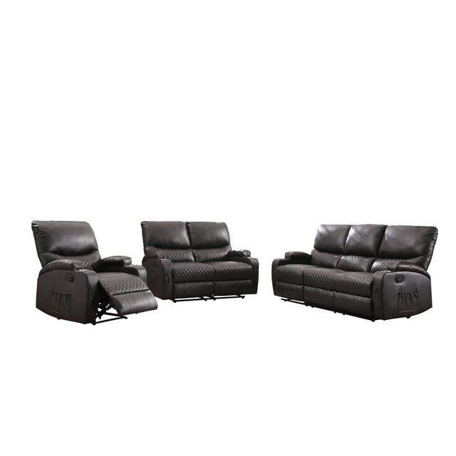 HTI-Living Polstergarnitur Sofagarnitur Volker Braun, (Set, 3-tlg., 1x Sofa günstig online kaufen