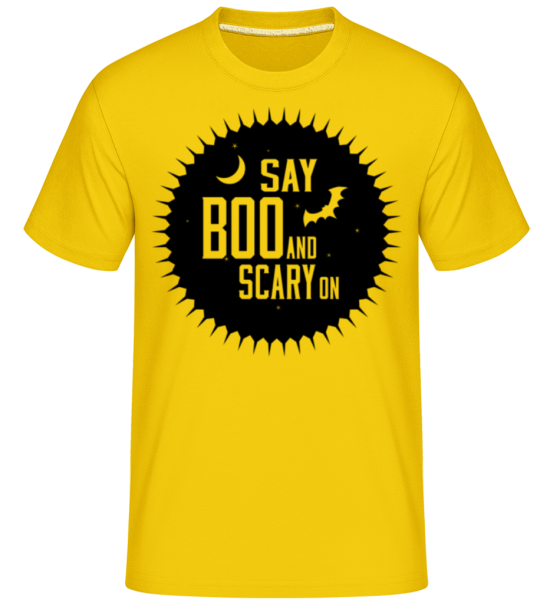 Say Boo And Scary On · Shirtinator Männer T-Shirt günstig online kaufen