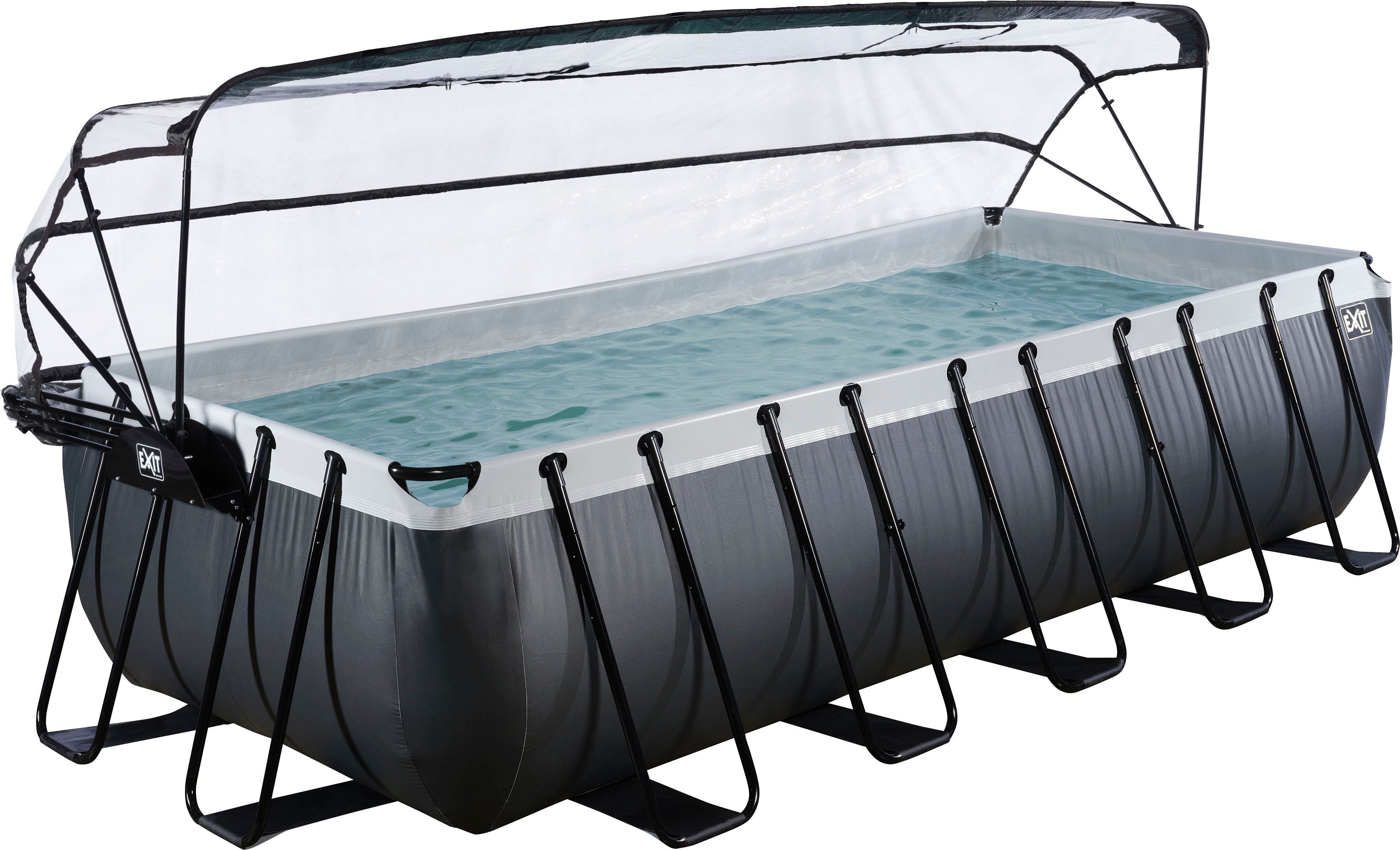 EXIT Framepool inkl. multifunktionaler Poolabdeckung (Set, günstig online kaufen