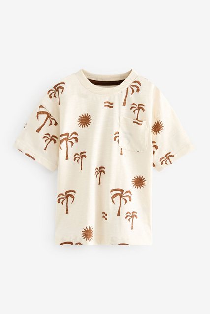 Next T-Shirt Kurzarm-T-Shirt mit durchgehendem Print (1-tlg) günstig online kaufen