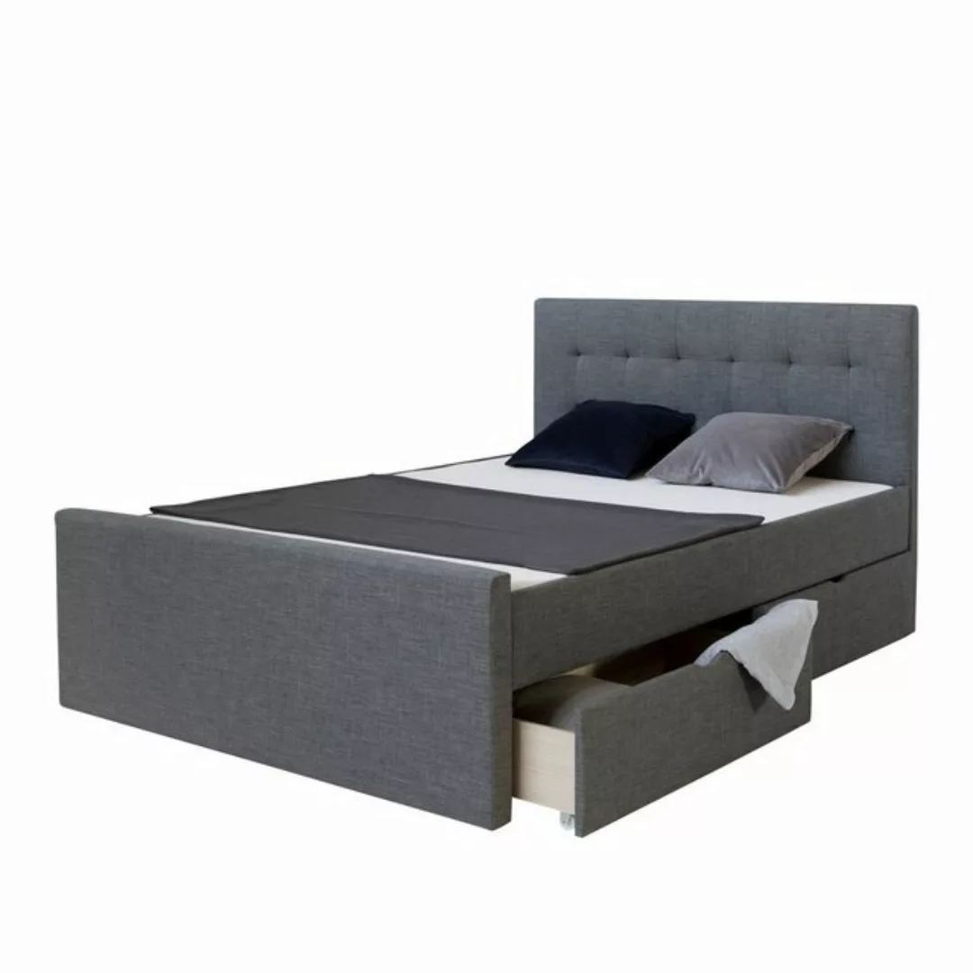 Homestyle4u Polsterbett Doppelbett 90/120/140/160/180 x 200 cm Bettgestell günstig online kaufen