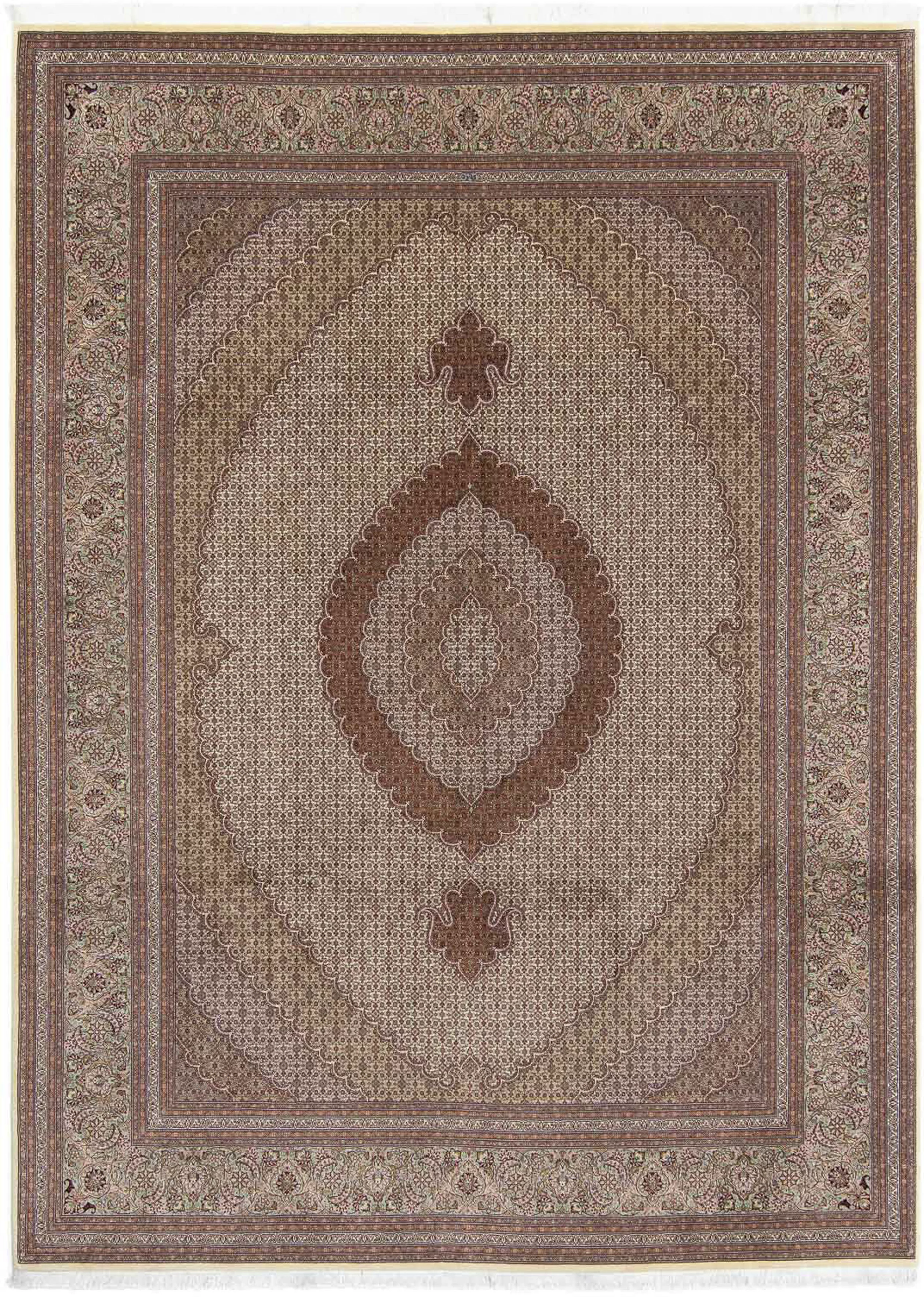 morgenland Orientteppich »Perser - Täbriz - 350 x 254 cm - braun«, rechteck günstig online kaufen
