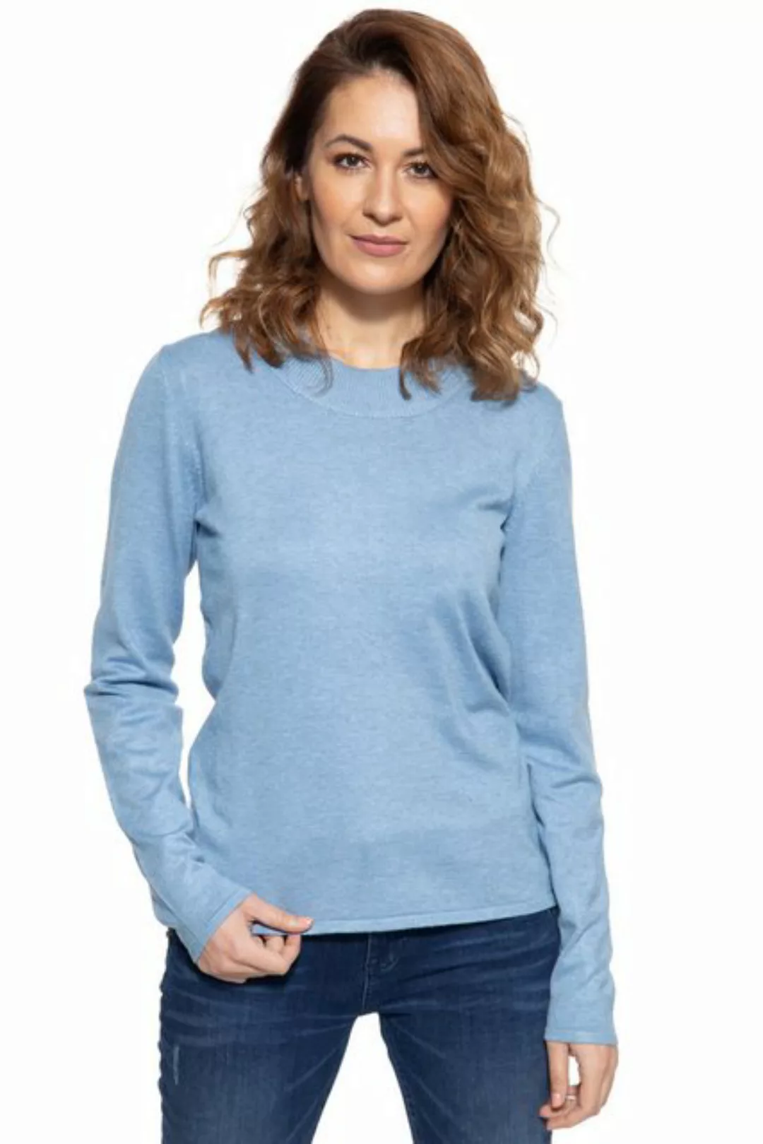 ATT Jeans Strickpullover mit Rundhals-Ausschnitt günstig online kaufen