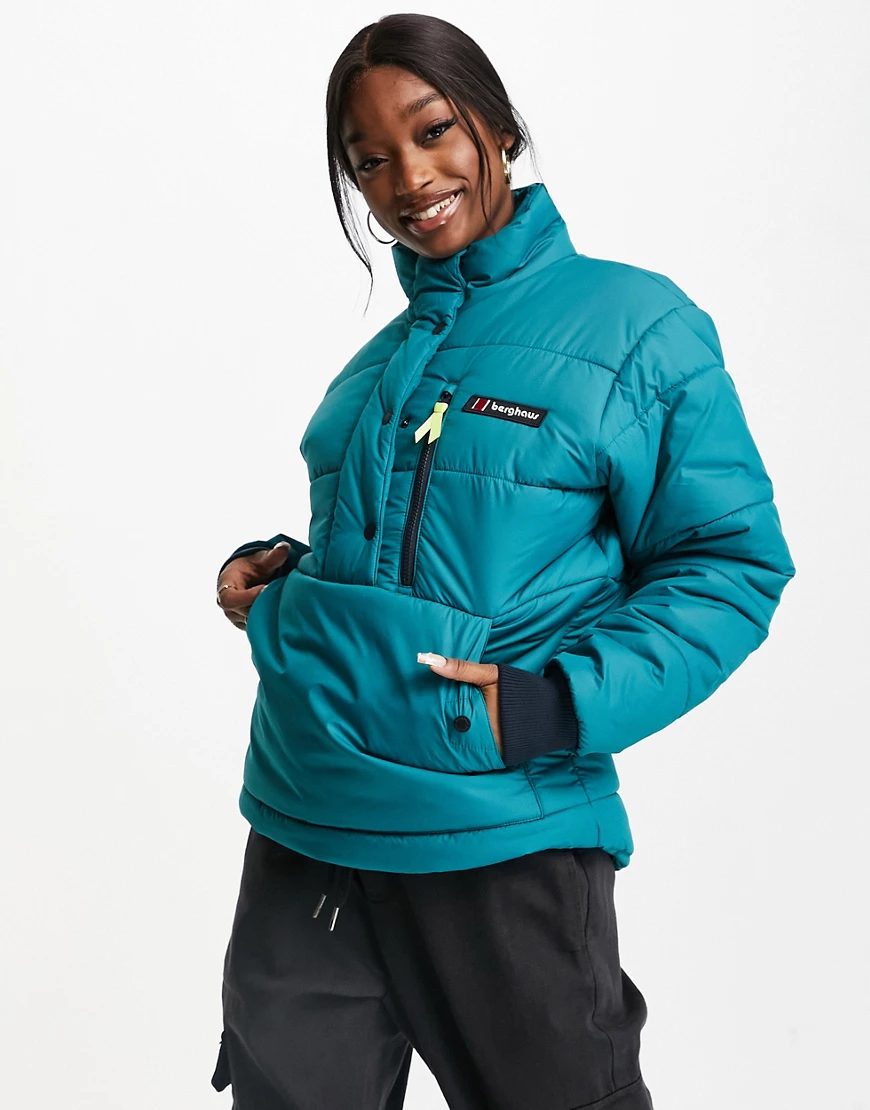 Berghaus – Isolierte Steppjacke in Blau-Grün günstig online kaufen